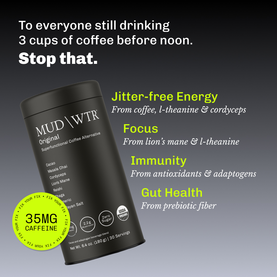 MUD\WTR Facebook ad