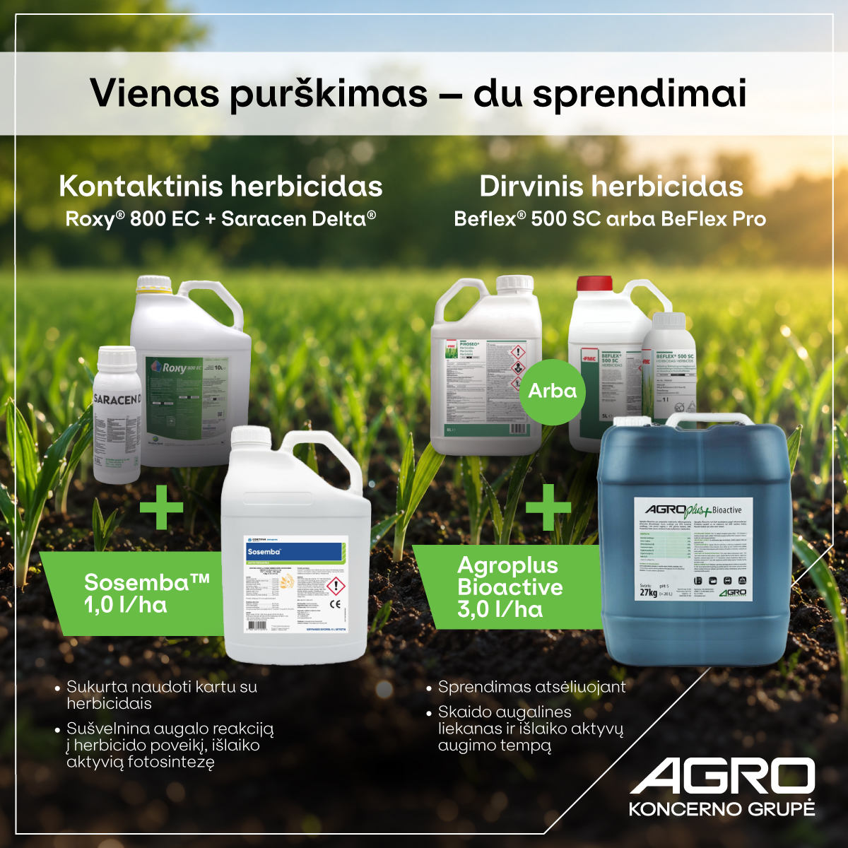 Agrokoncernas Facebook ad: Agrokoncerno agronomų kontaktai - Agrokoncernas.lt