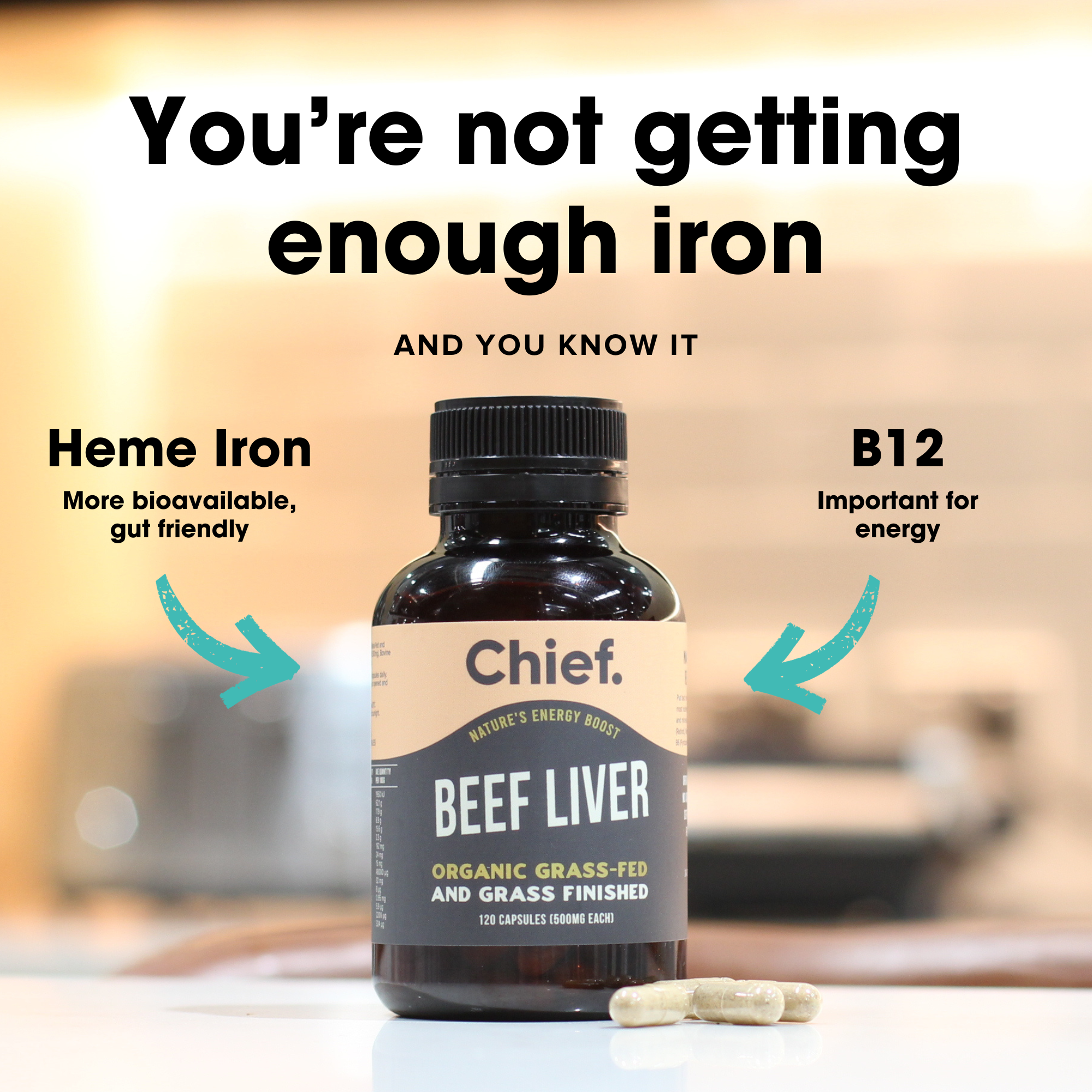 Chief Nutrition Facebook ad