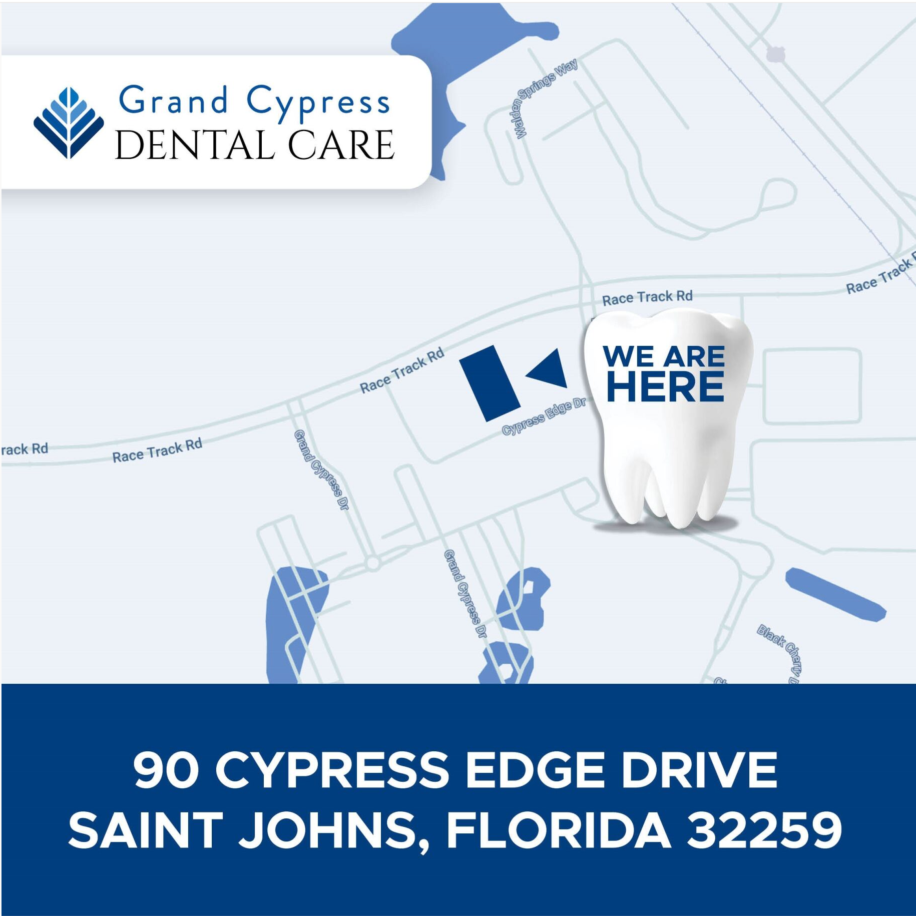 Grand Cypress Dental Care Facebook ad: Schedule a Cleaning Today!