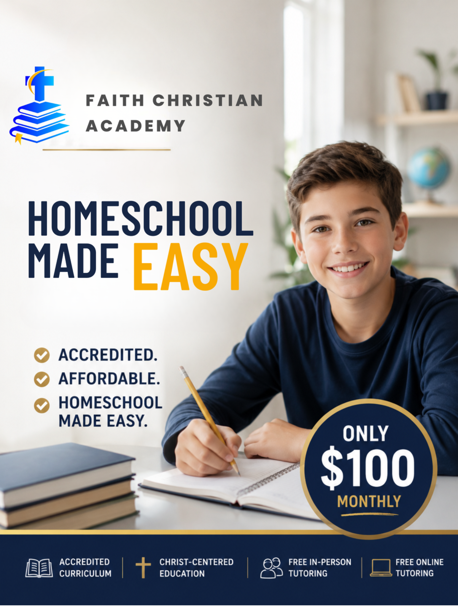 Faith Christian Academy Facebook ad