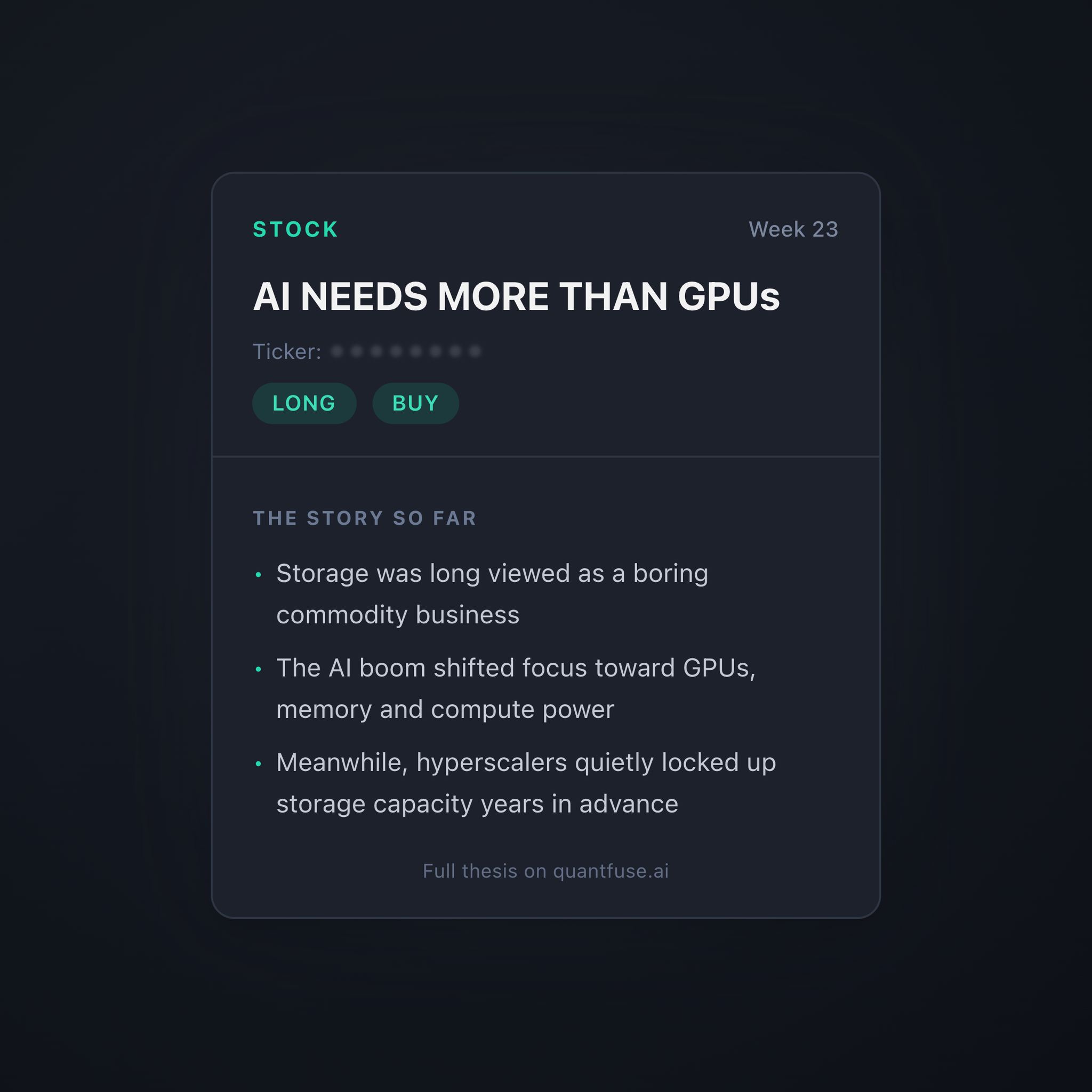 QuantFuse.ai Facebook ad: QuantFuse - Trading Signals & Earnings Tools