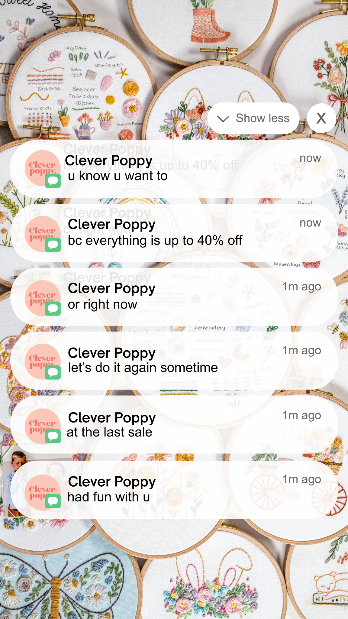 Clever Poppy Facebook ad