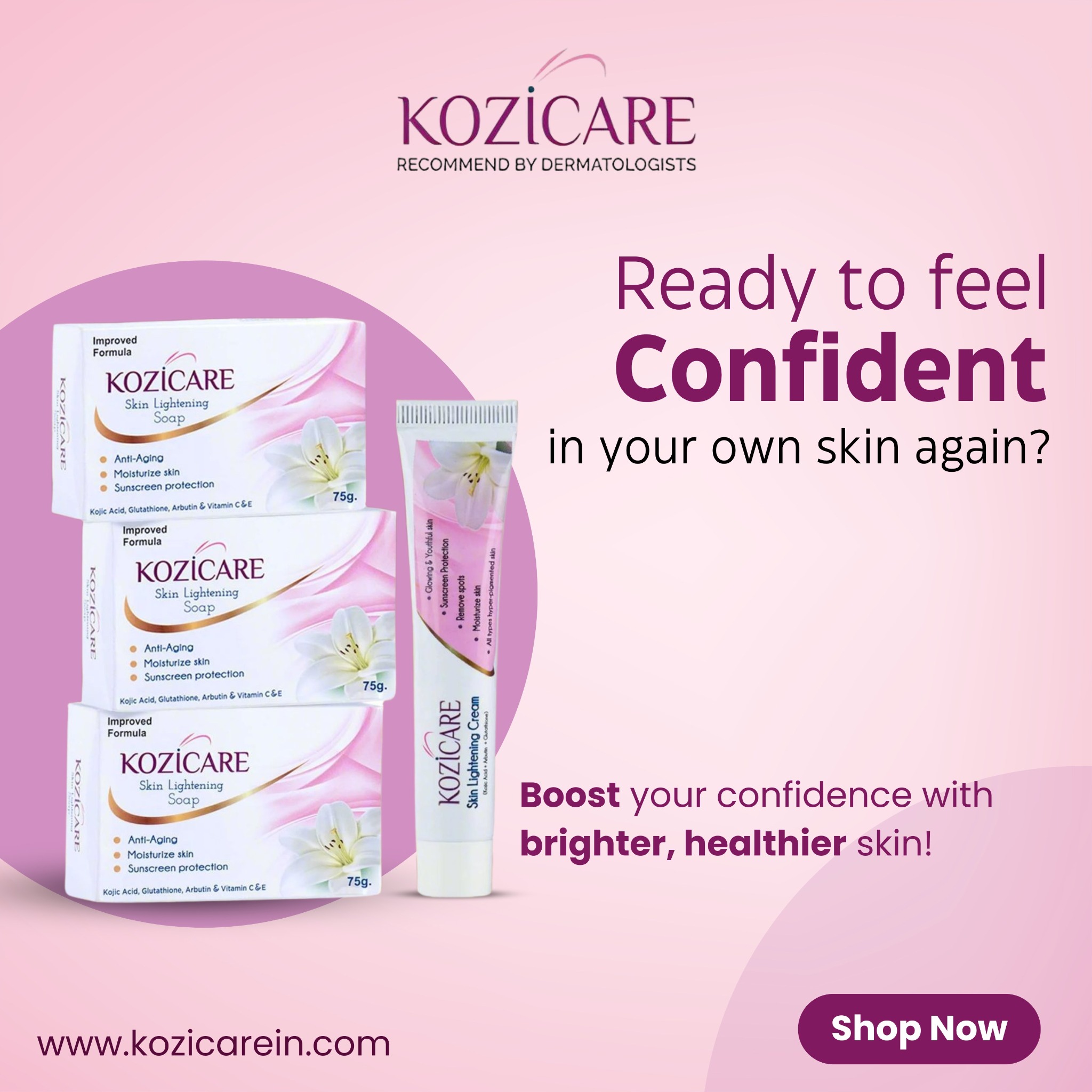 Kozicare - Skin & Body Care Facebook ad