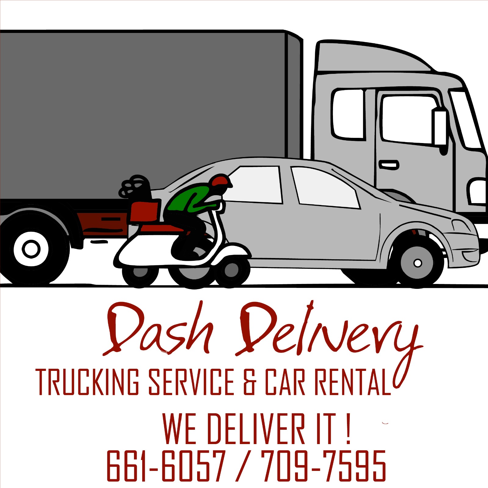 Dash Delivery Facebook ad: Connect with Dash Delivery