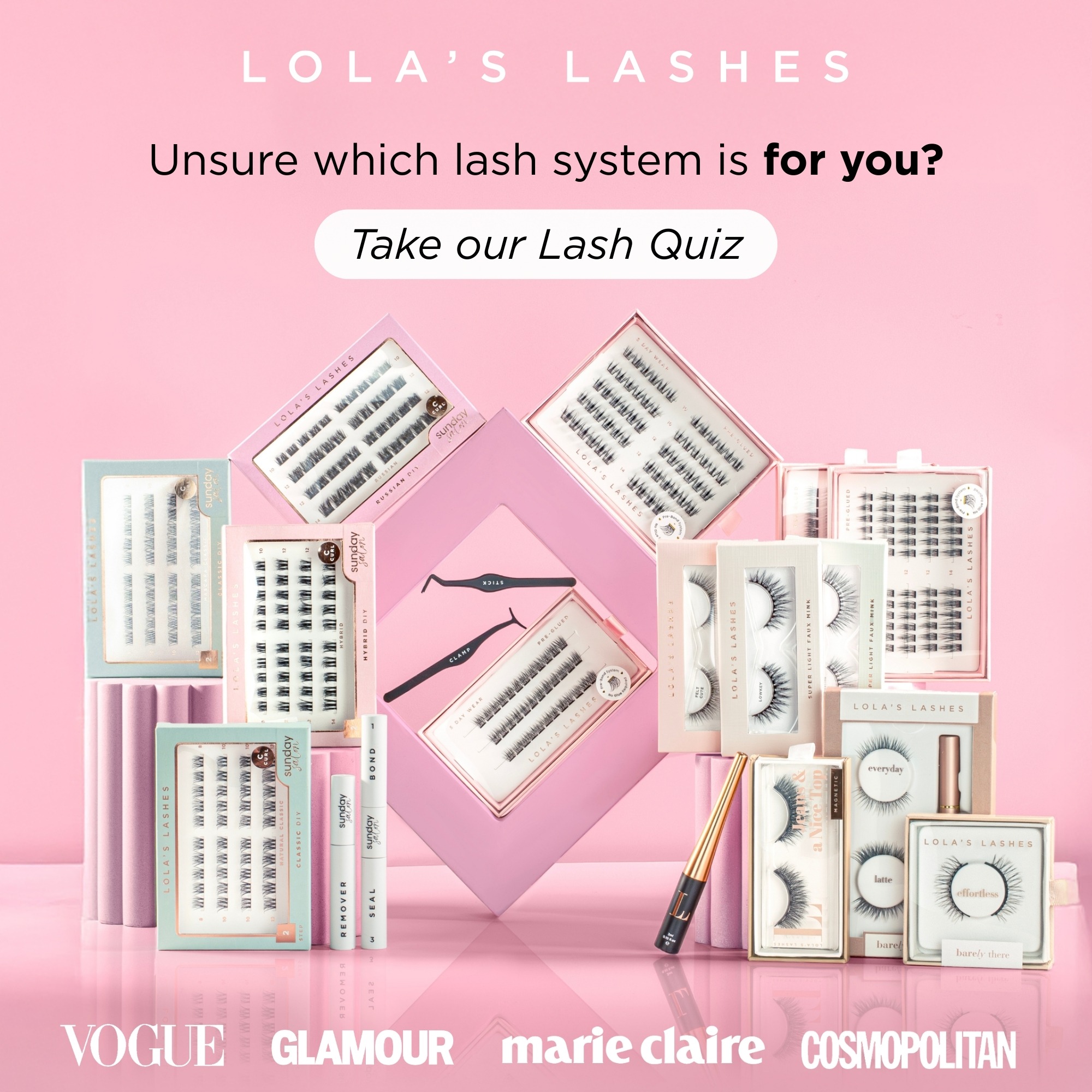 Lola's Lashes Facebook ad