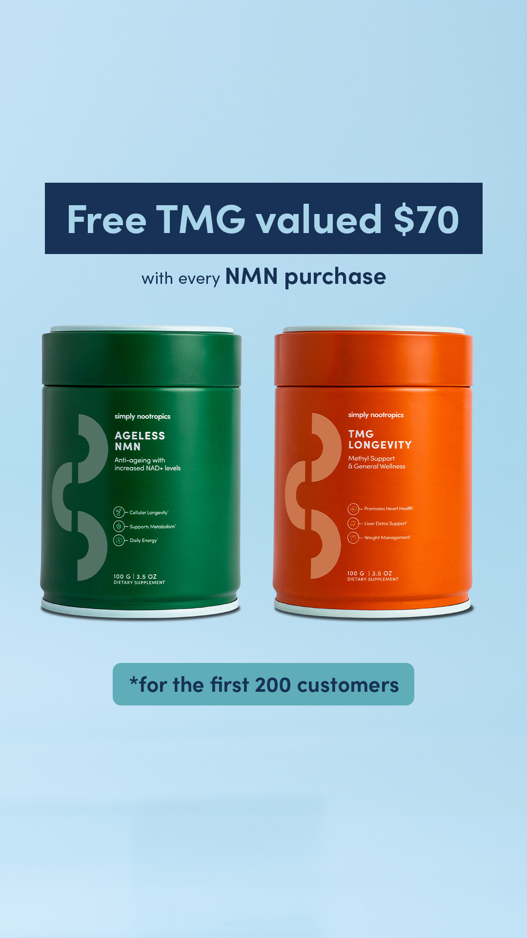 Simply Nootropics Facebook ad