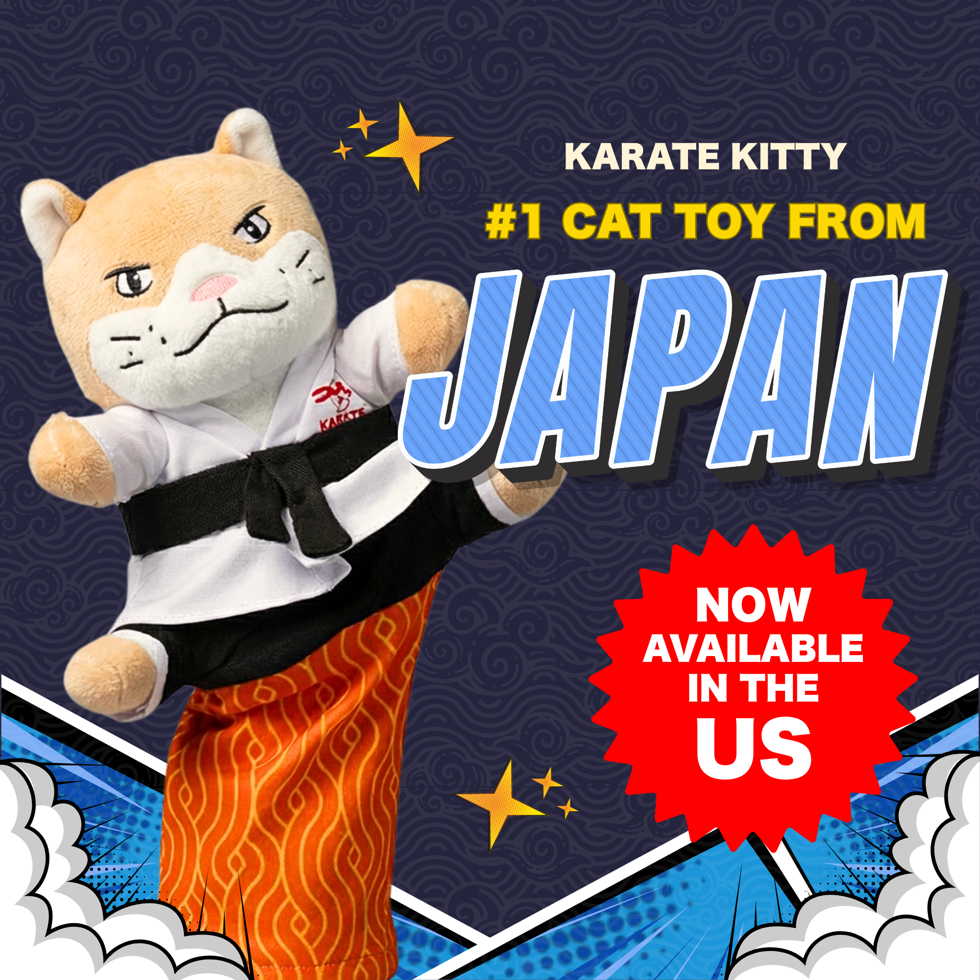 Karate Kitty Facebook ad
