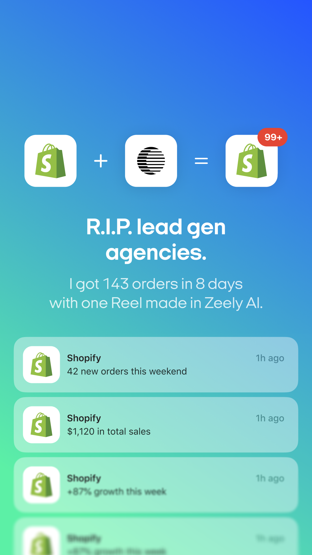 Zeely Facebook ad