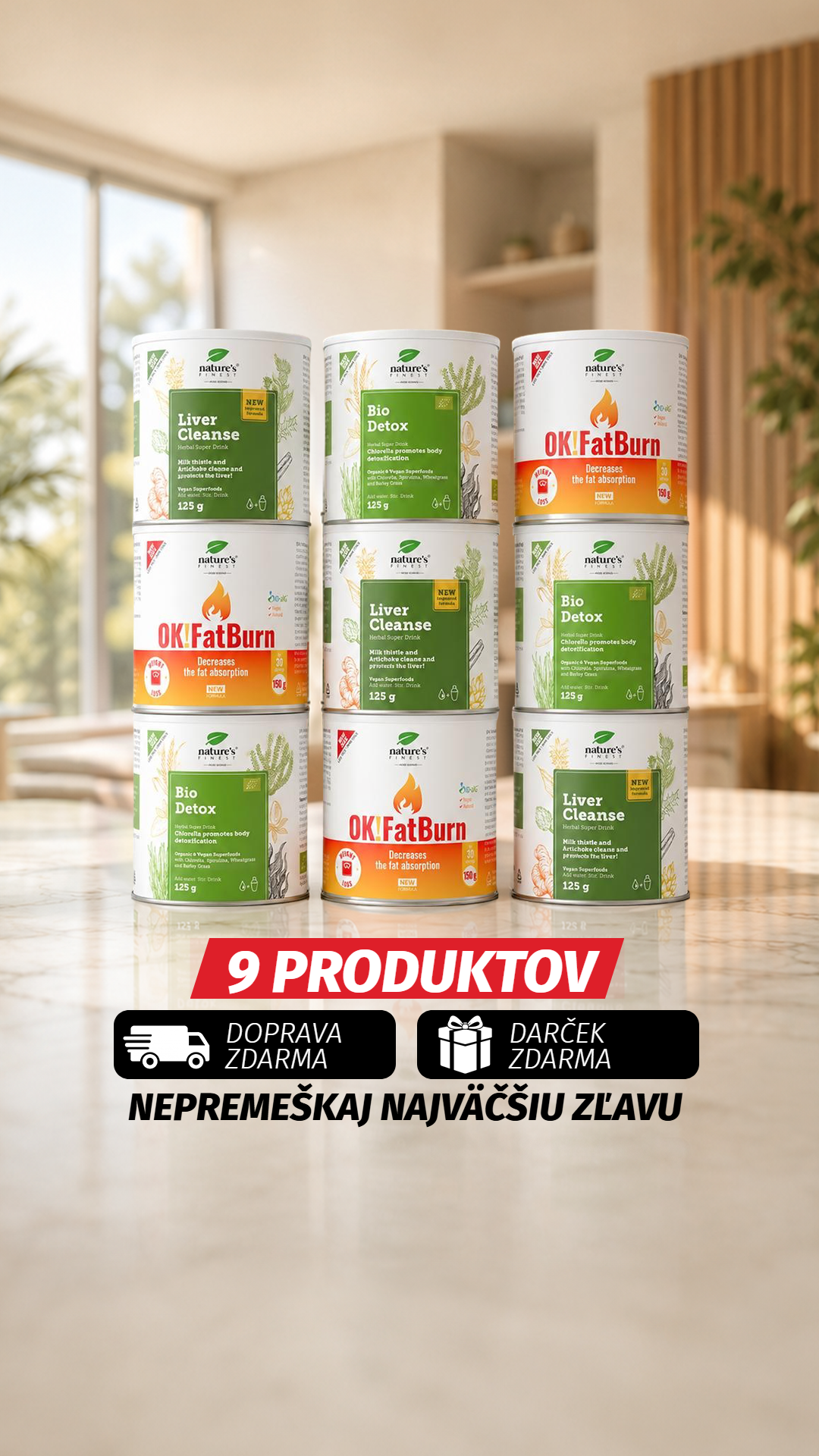 Nature's Finest Slovensko Facebook ad