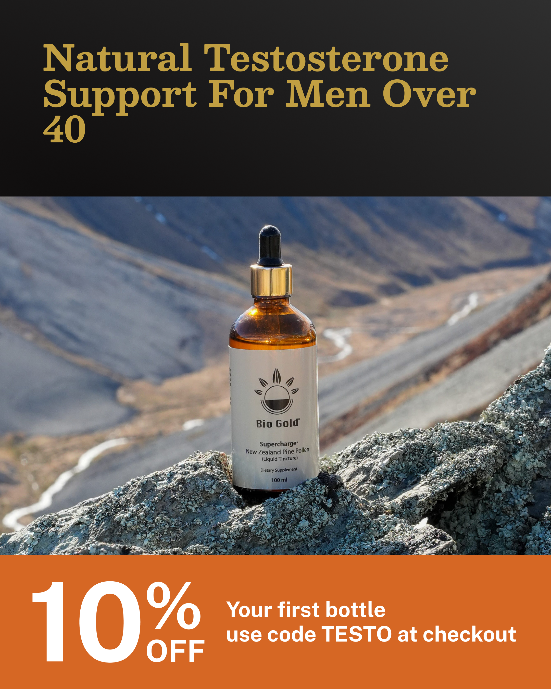 Bio Gold NZ Facebook ad: 365 Day Money Back Guarantee