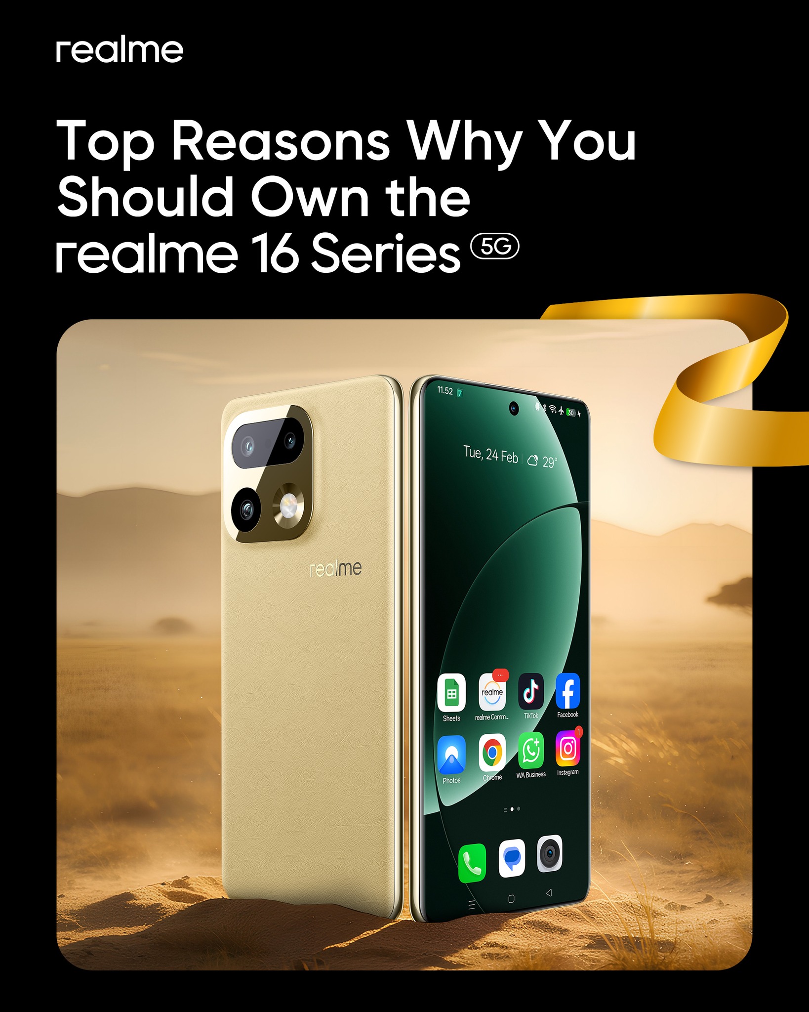 realme Facebook ad