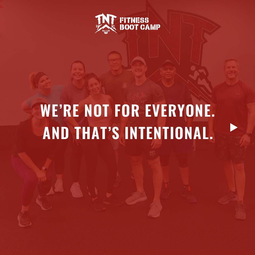 TNT Fitness Bootcamp Facebook ad: You’re not unmotivated.
