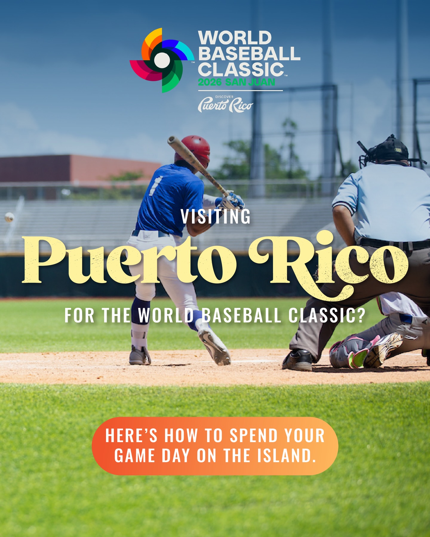 Discover Puerto Rico Facebook ad: Heading to Puerto Rico for the World Baseball…