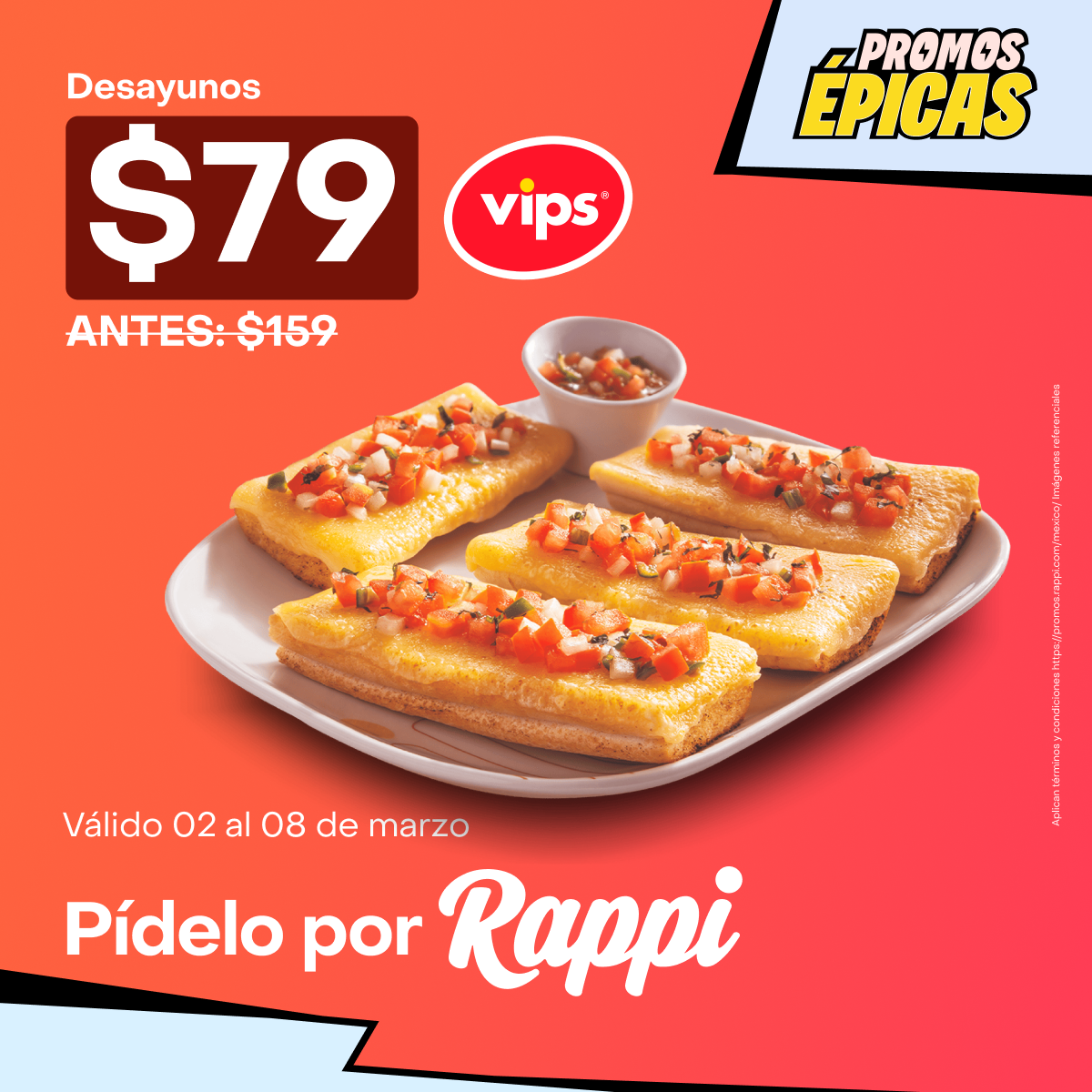 Rappi Facebook ad from Mar 4, 2026