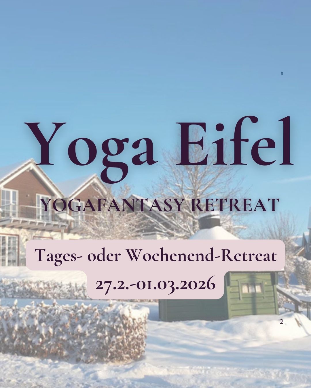 Yogafantasy Facebook ad: Möchtest du neue Energie tanken?