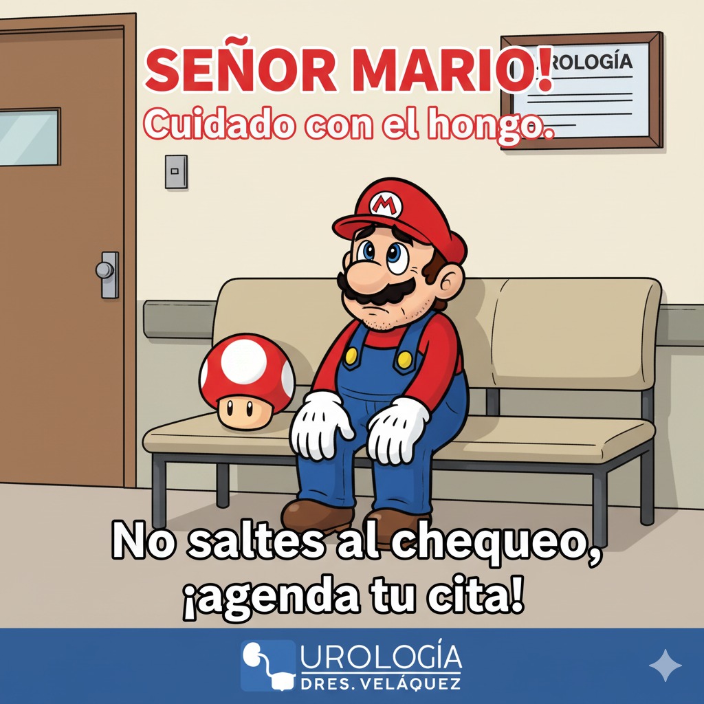 Clínica de Urología De los Altos Facebook ad: ¡Atención, Señor Mario!