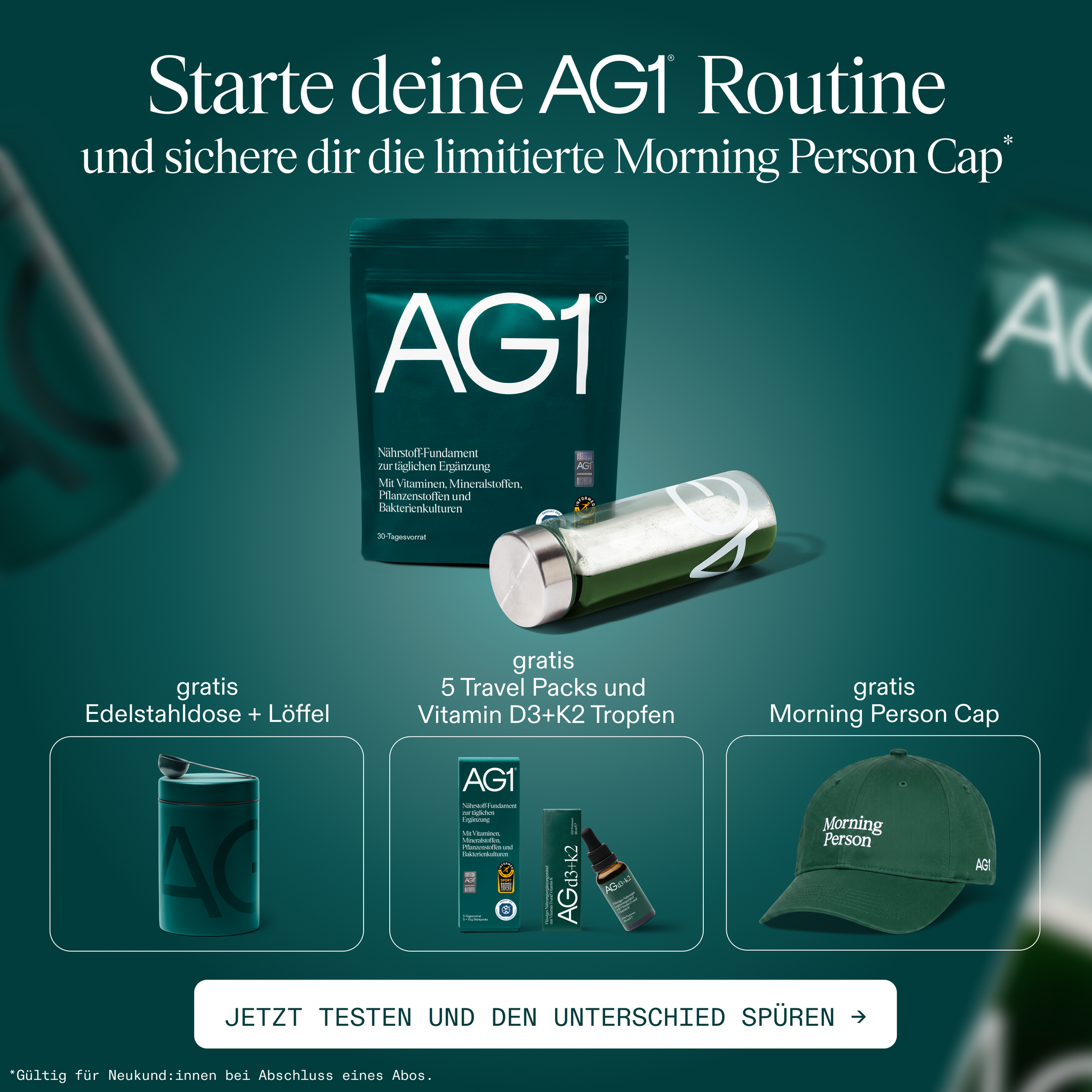 AG1 Deutschland Facebook ad