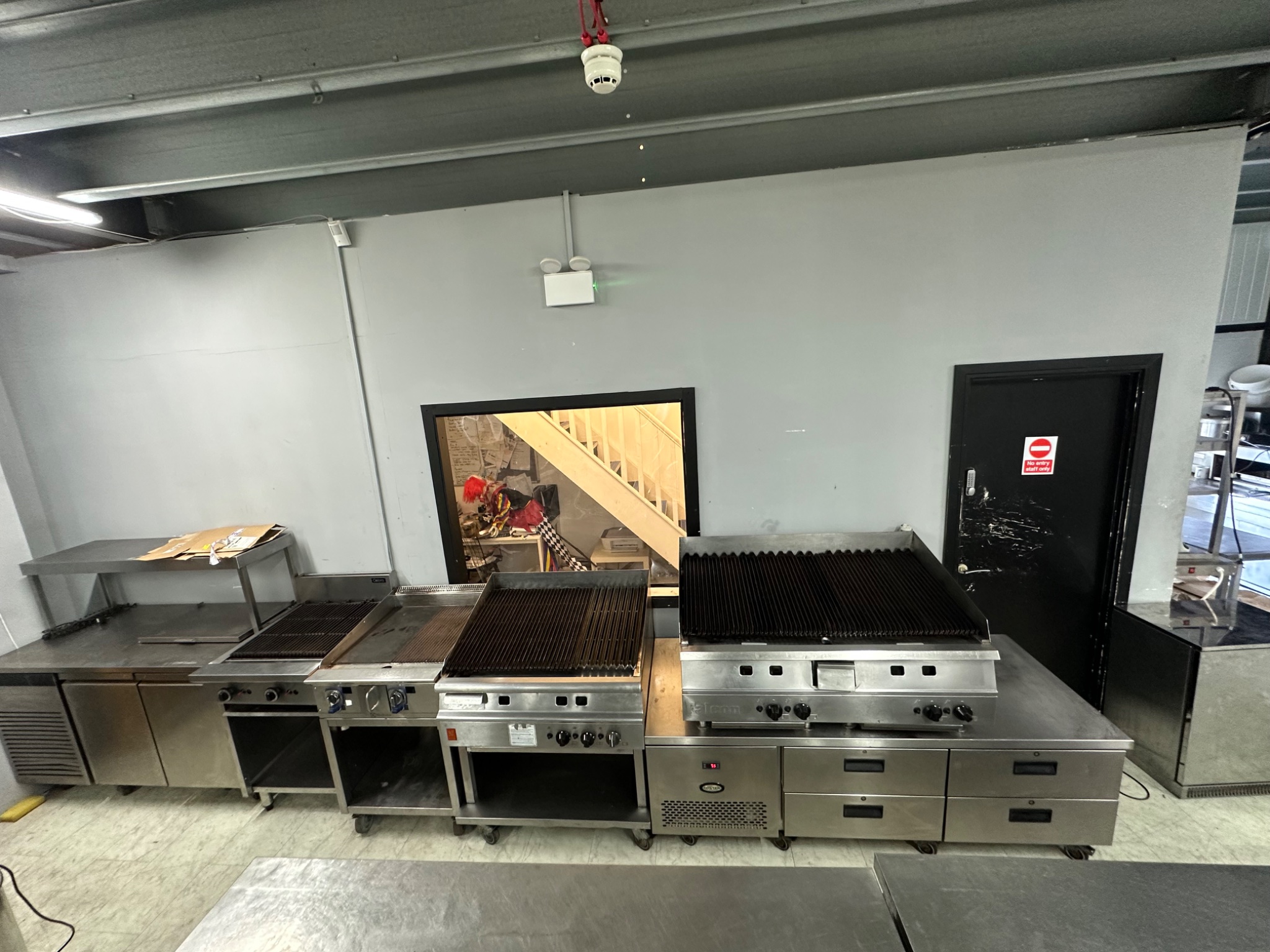 Tyrell Daley Facebook ad: Used catering equipment under counter fridge chargrill…