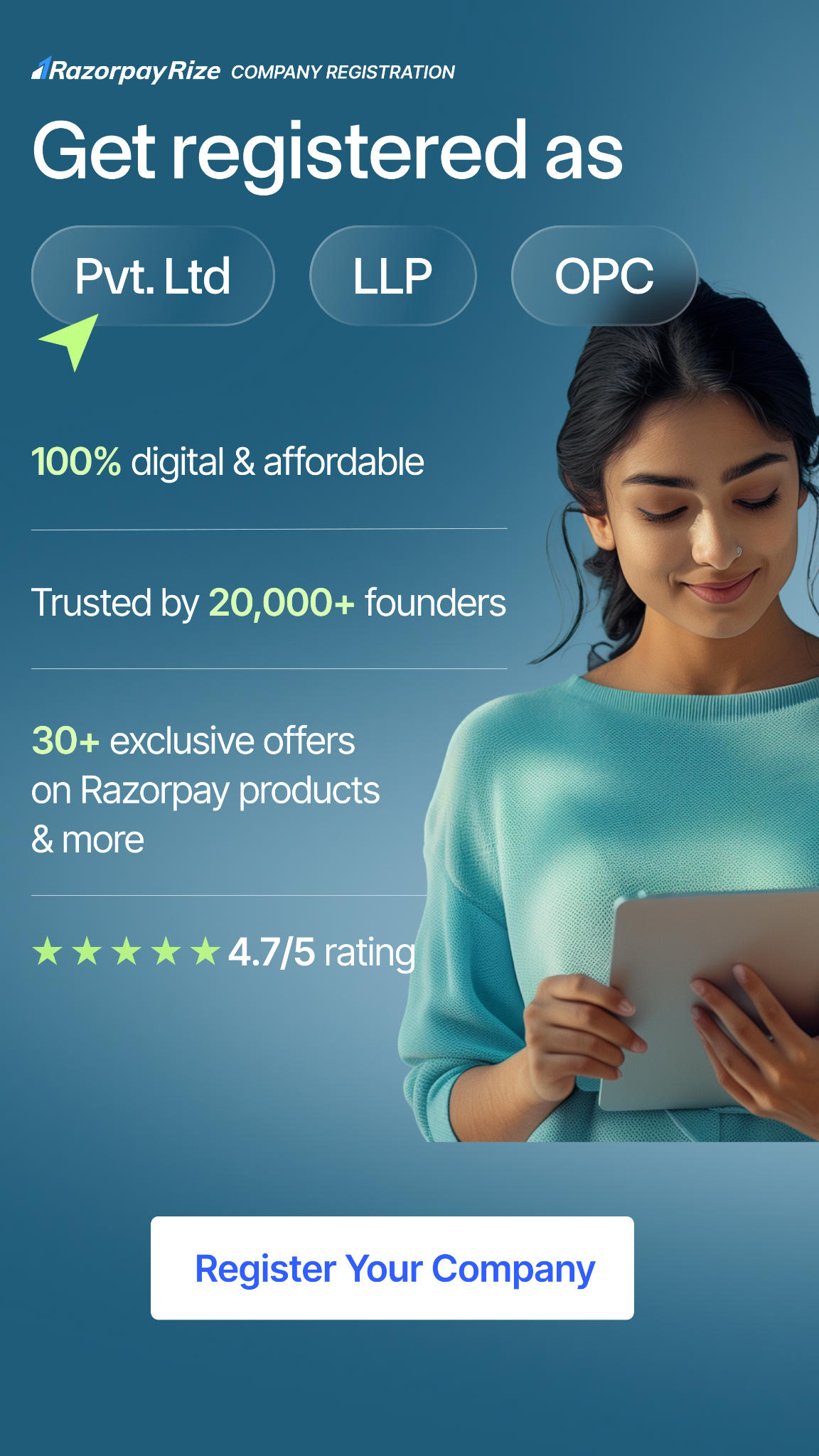 Razorpay Facebook ad
