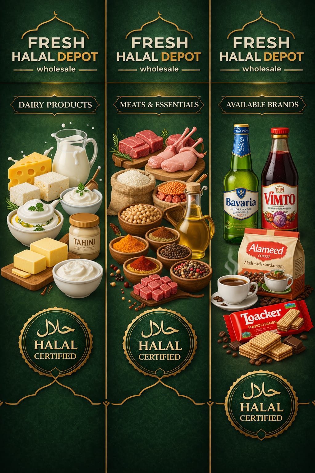 Fresh halal depot Facebook ad from May 26, 2026