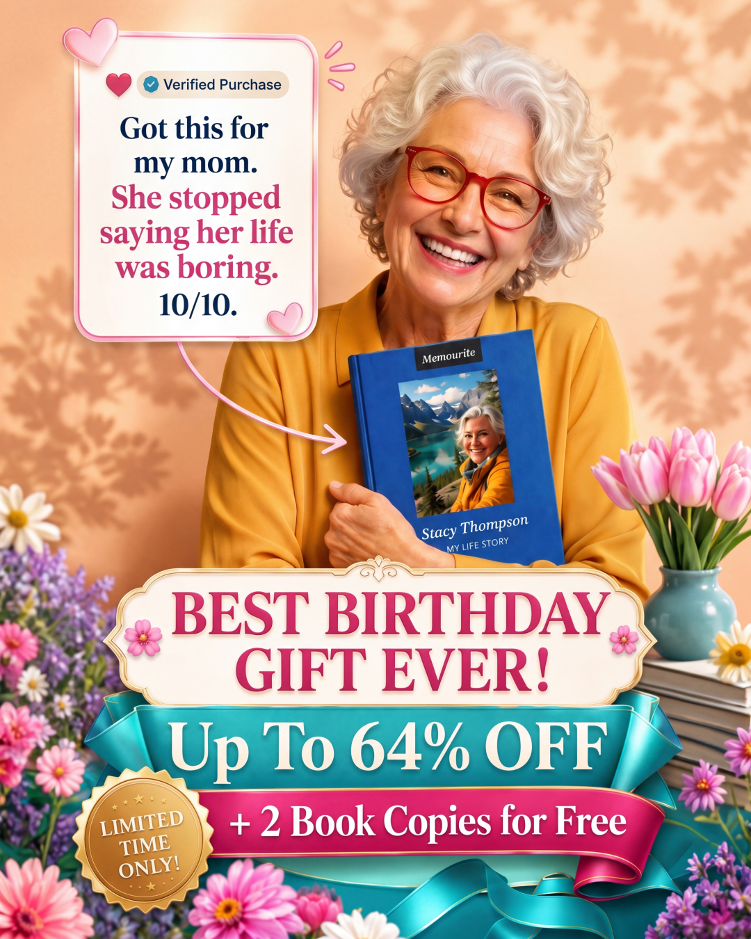 Memowrite Facebook ad