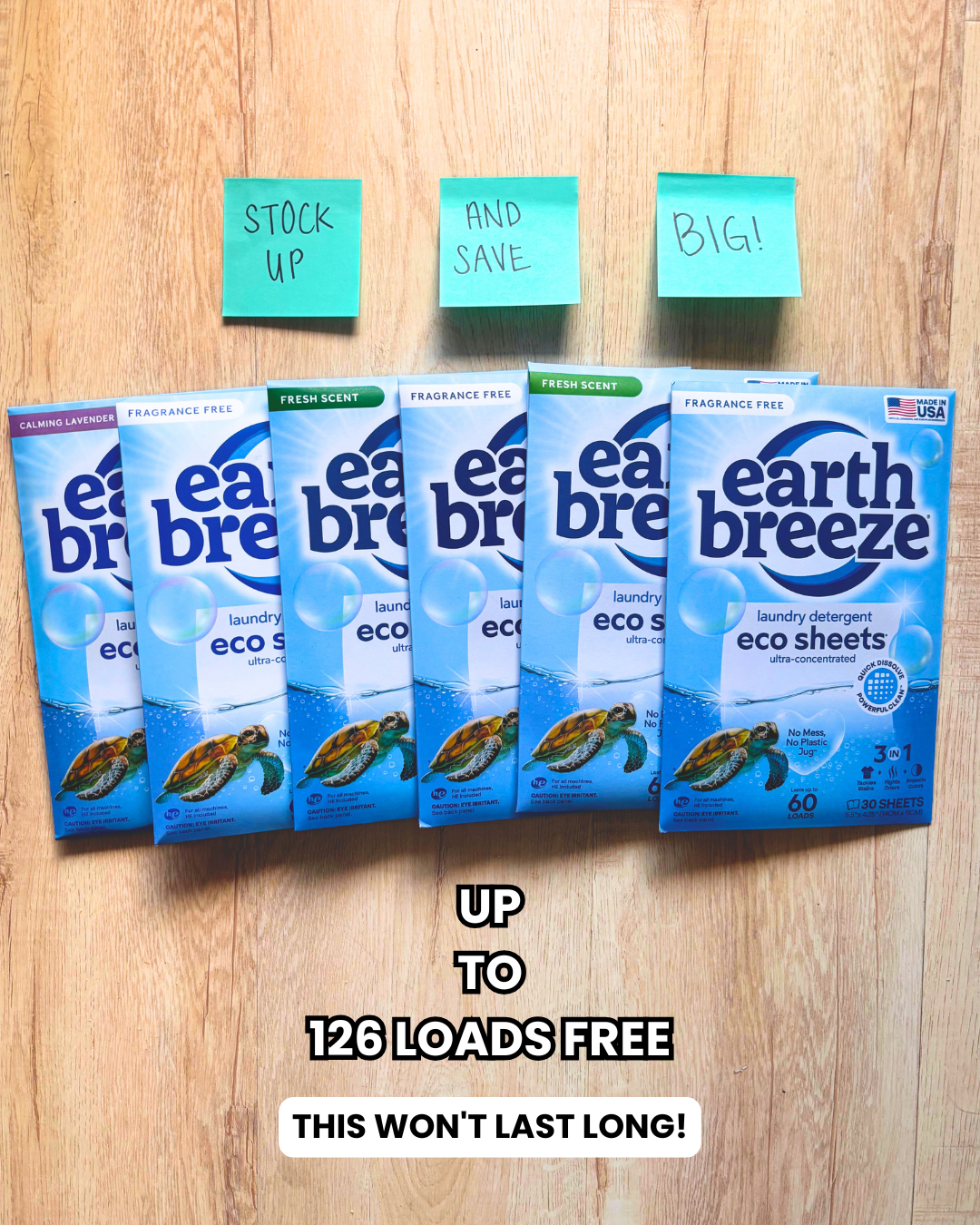 Earth Breeze Facebook ad