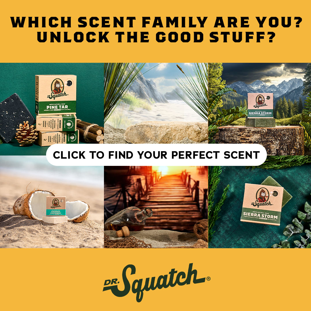 Dr. Squatch Facebook ad