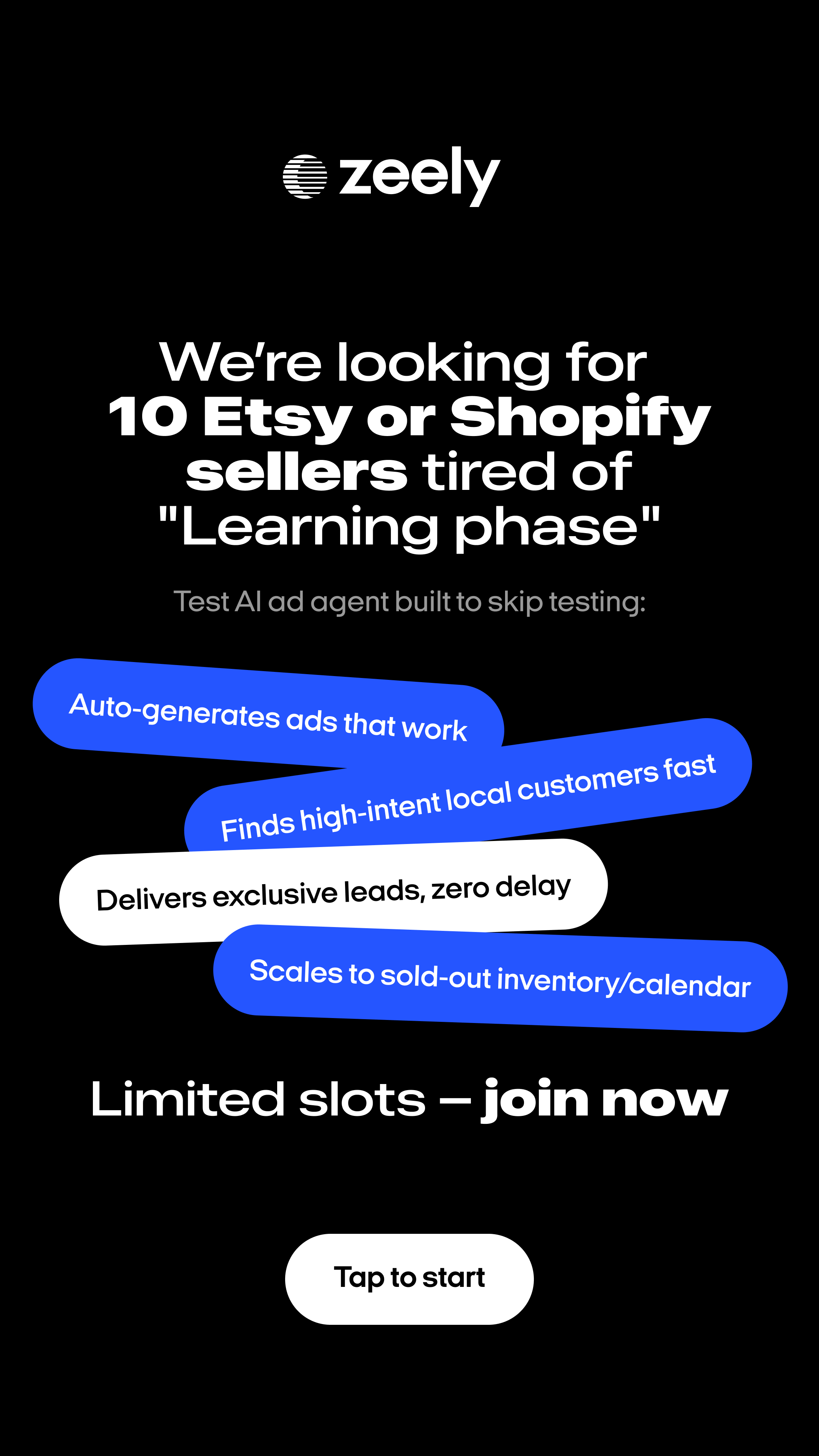 Zeely Facebook ad