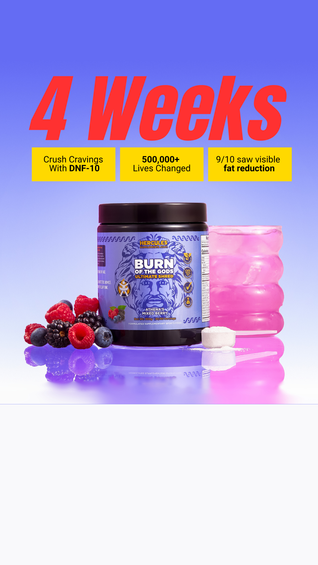 Hercules Supplements Aust Facebook ad