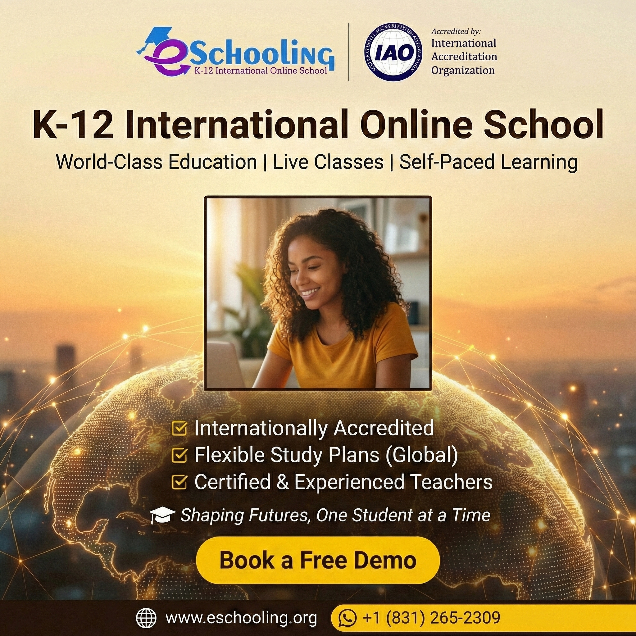 eSchooling Facebook ad from Feb 20, 2026