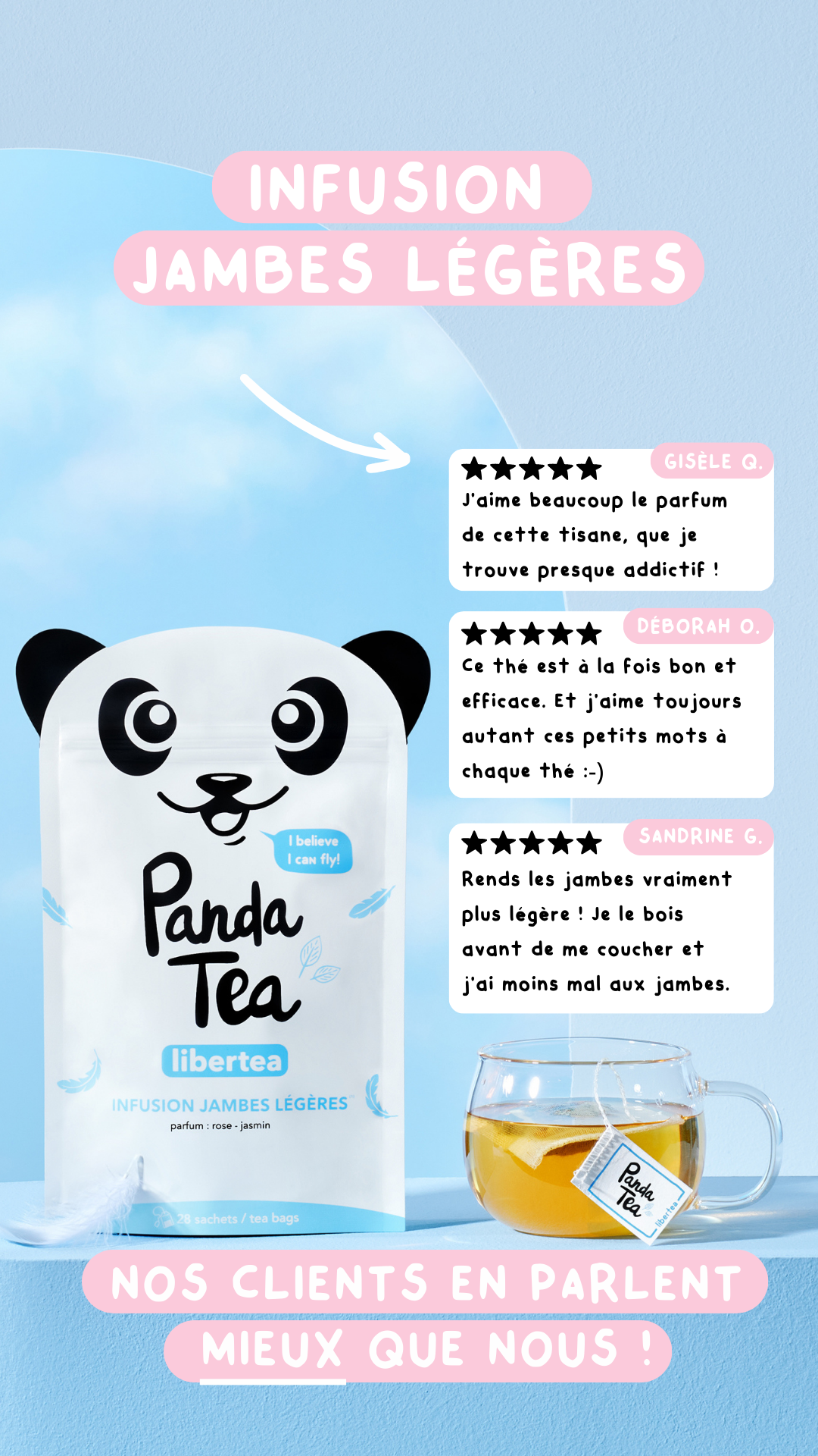 Panda Tea Facebook ad