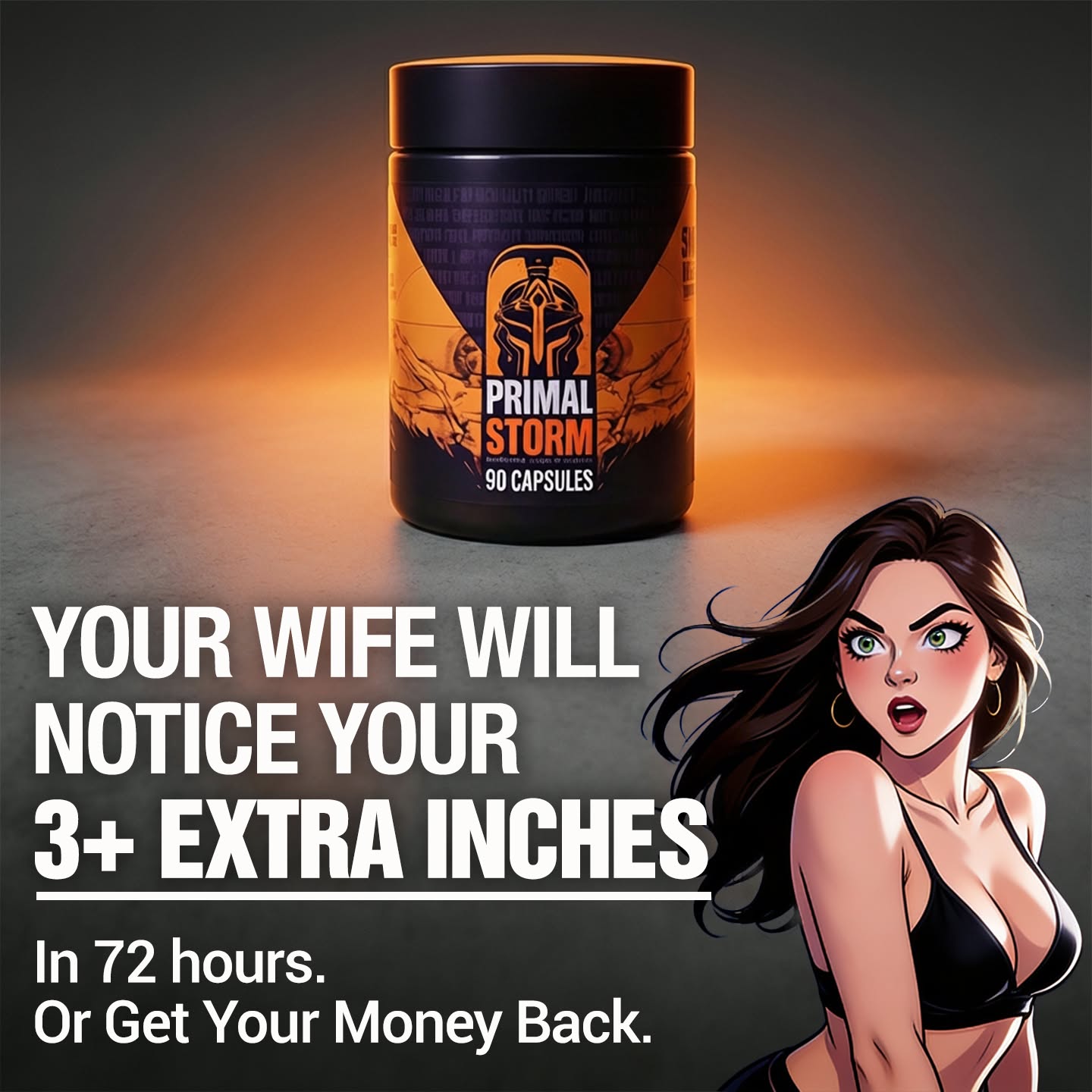 Primal Storm Supplements Facebook ad