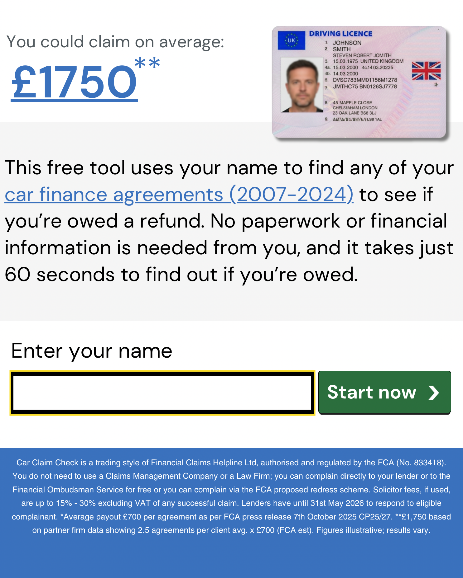 Sarah’s Money Tips Facebook ad