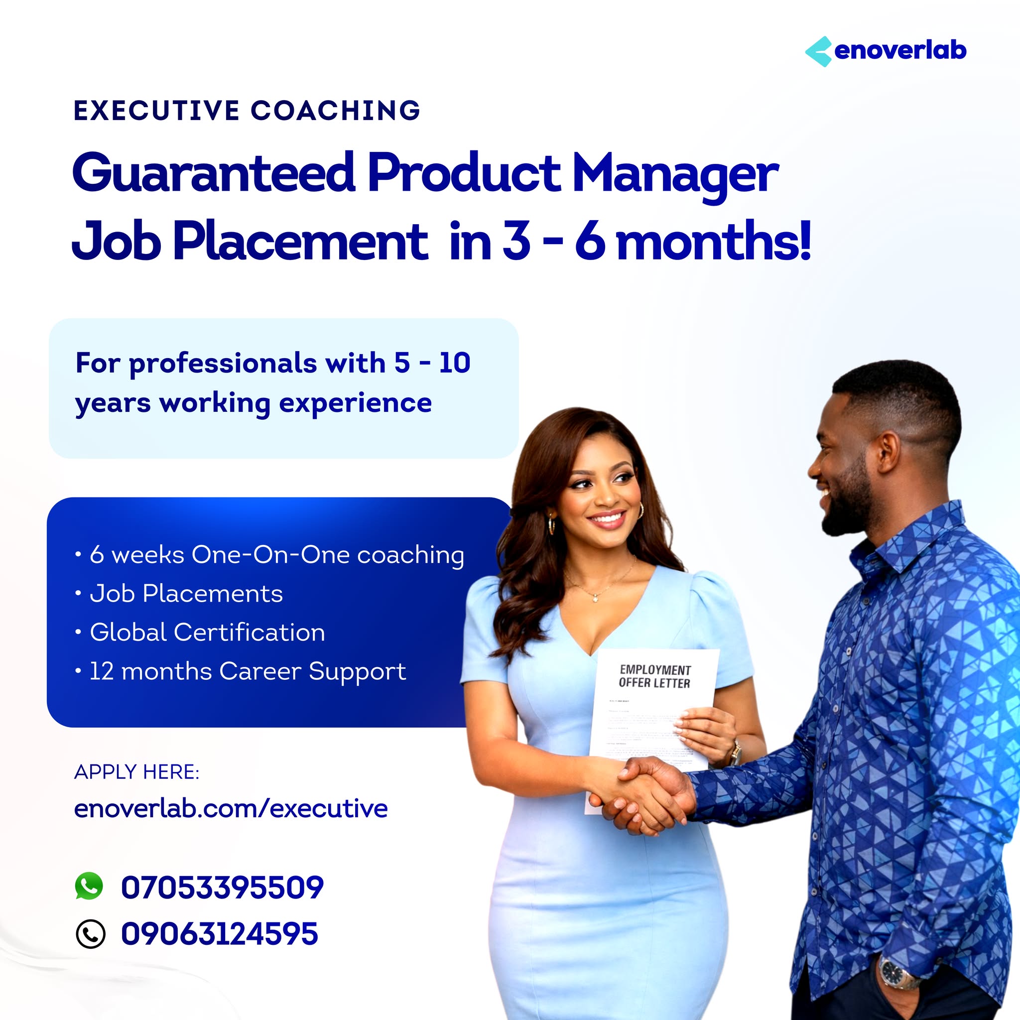 Enoverlab Facebook ad: If you are a career professional with 5…