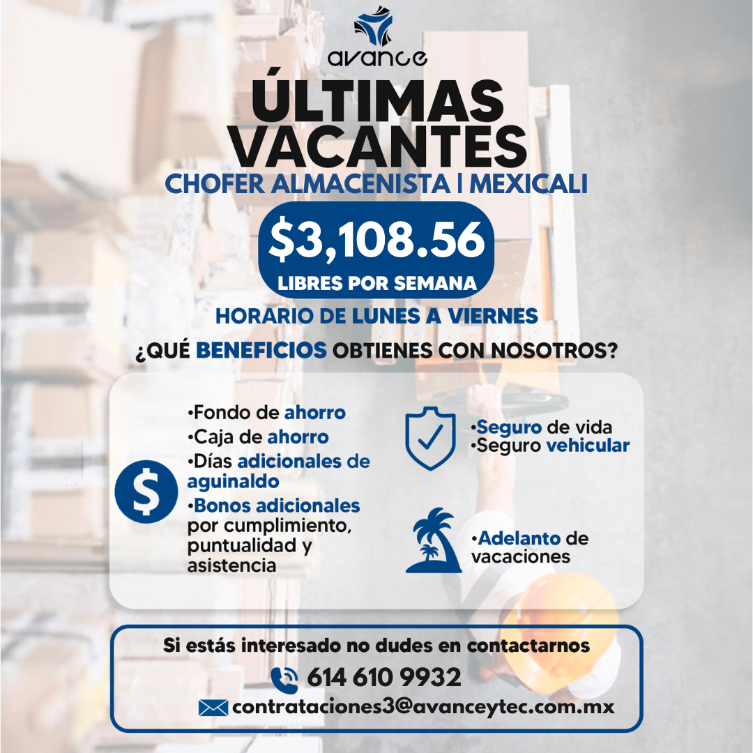 Capital Humano / Grupo Avance Facebook ad: ¡Quiero postularme!