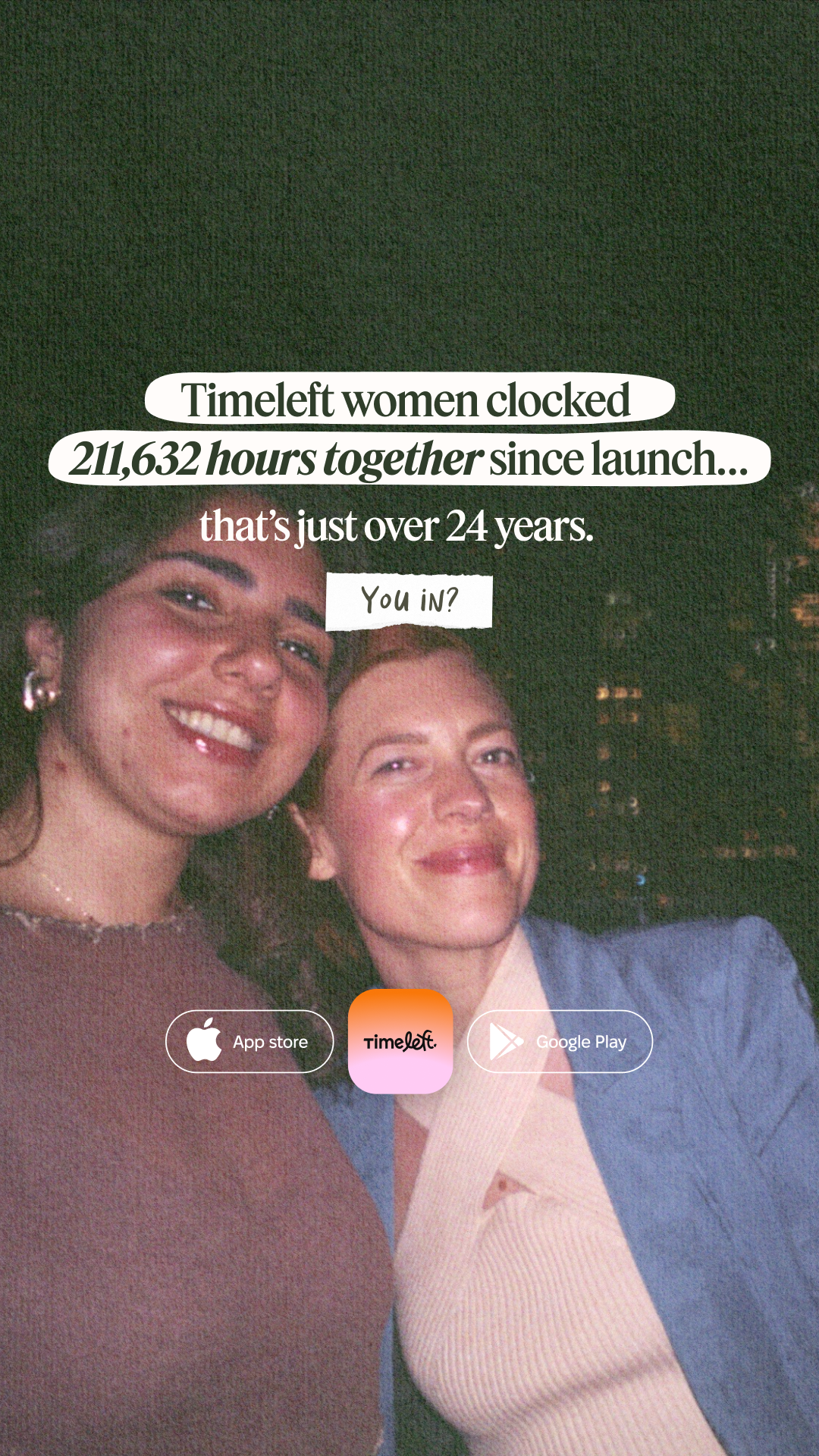 Timeleft Facebook ad