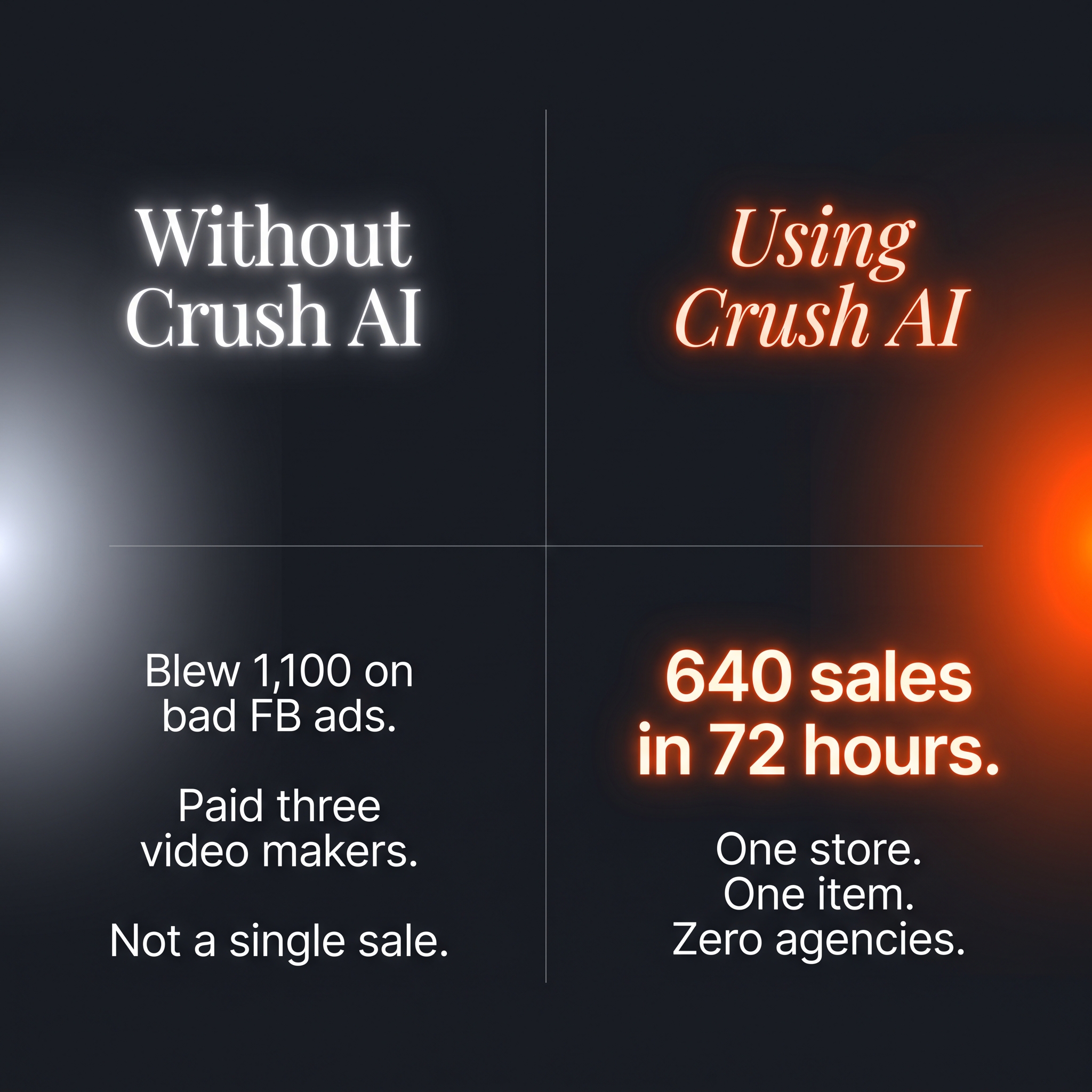 trycrush.ai Facebook ad