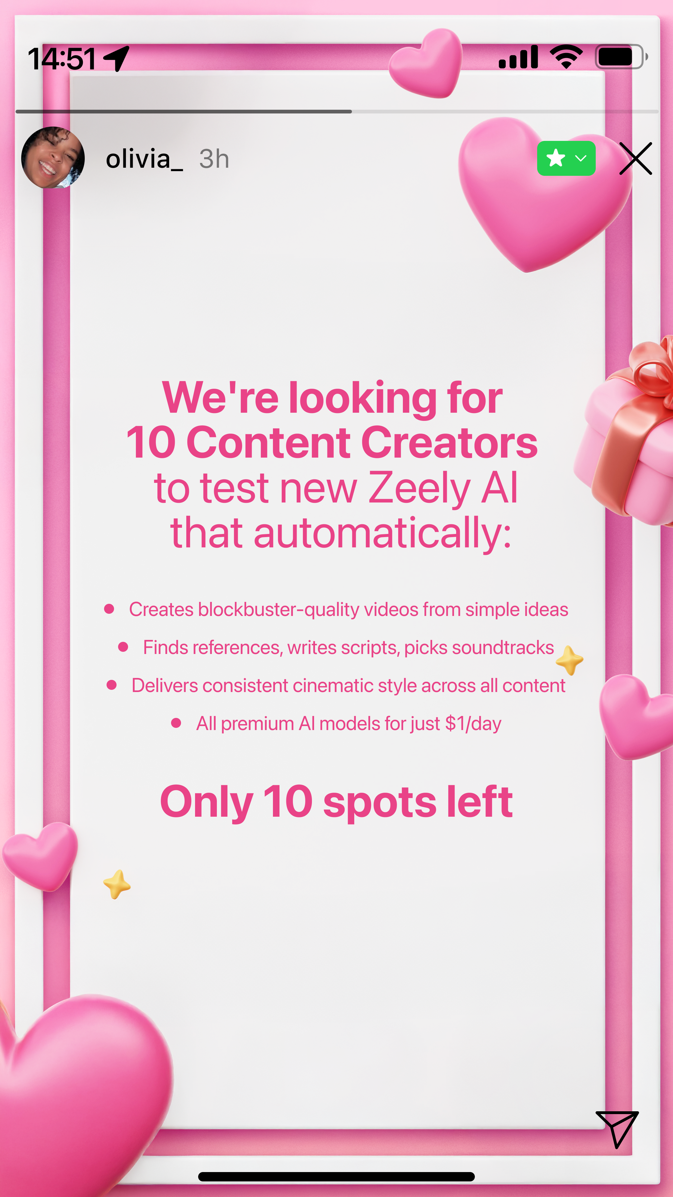 Zeely Facebook ad