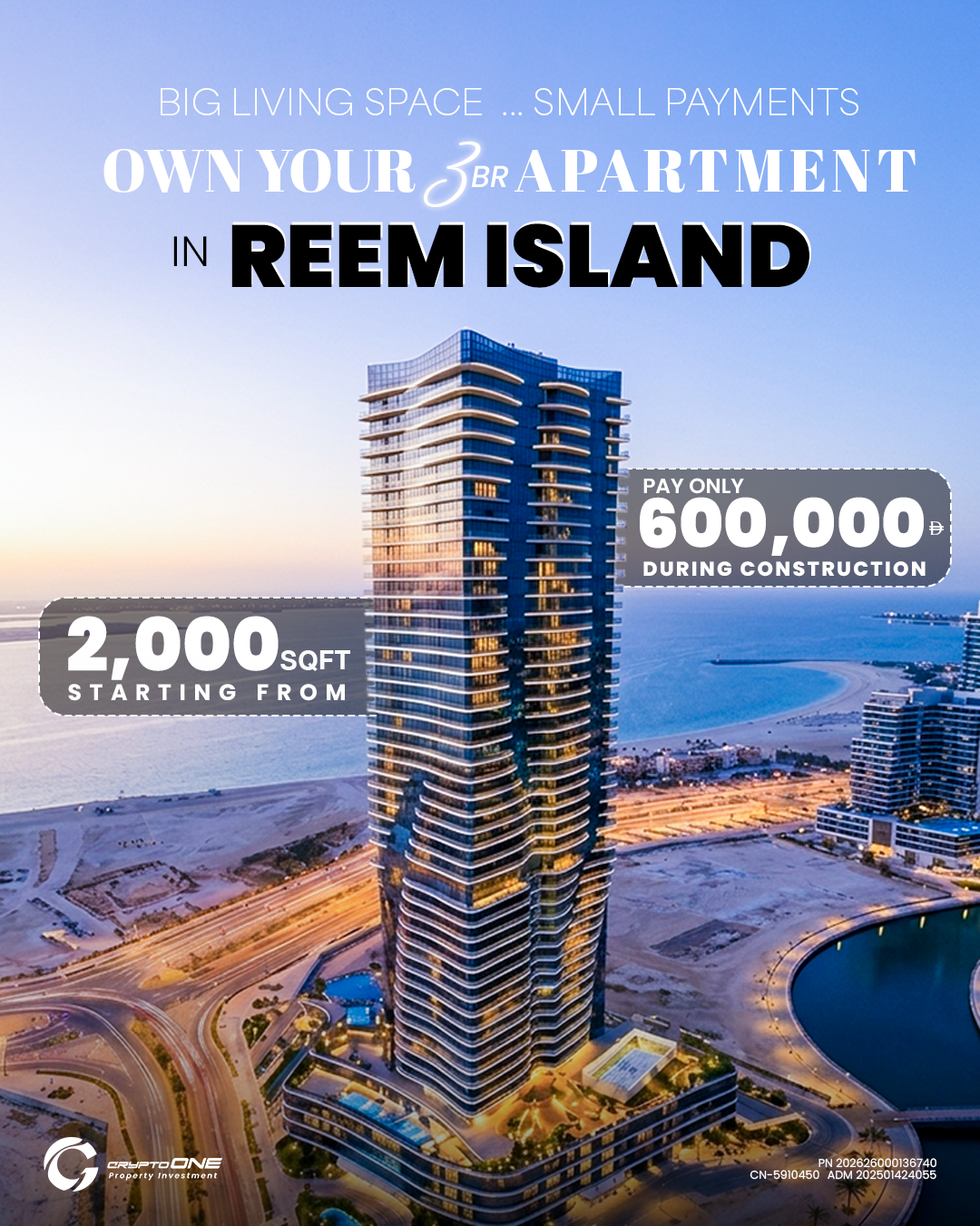 Crypto1 Property Investment Facebook ad