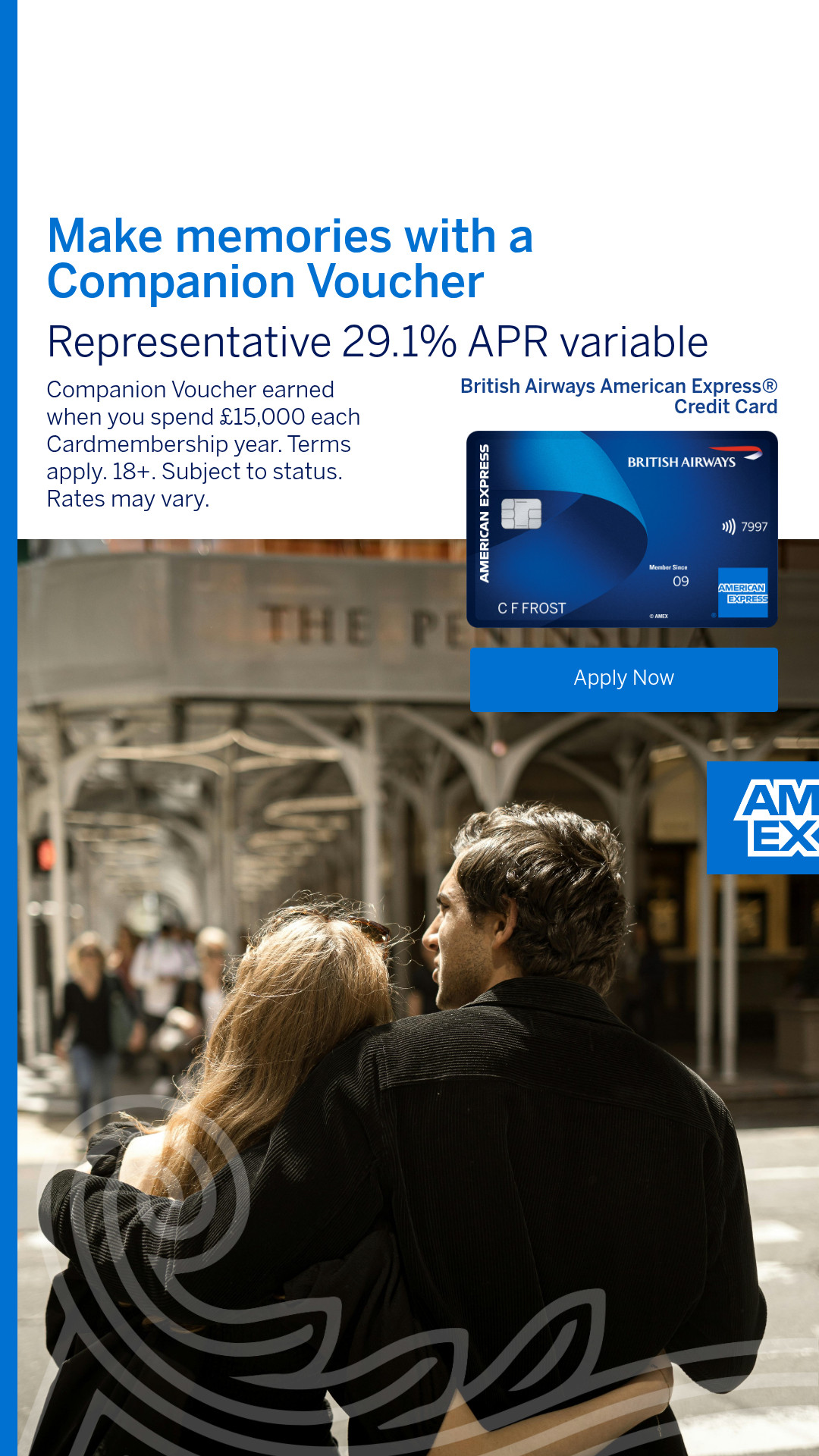 American Express Facebook ad