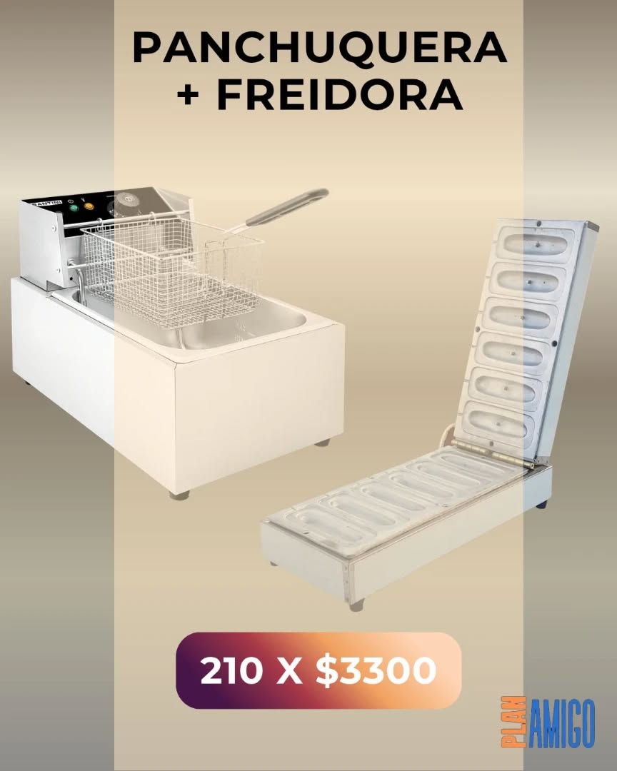 PlanAmigo Facebook ad: PANCHUQUERA + FREIDORA