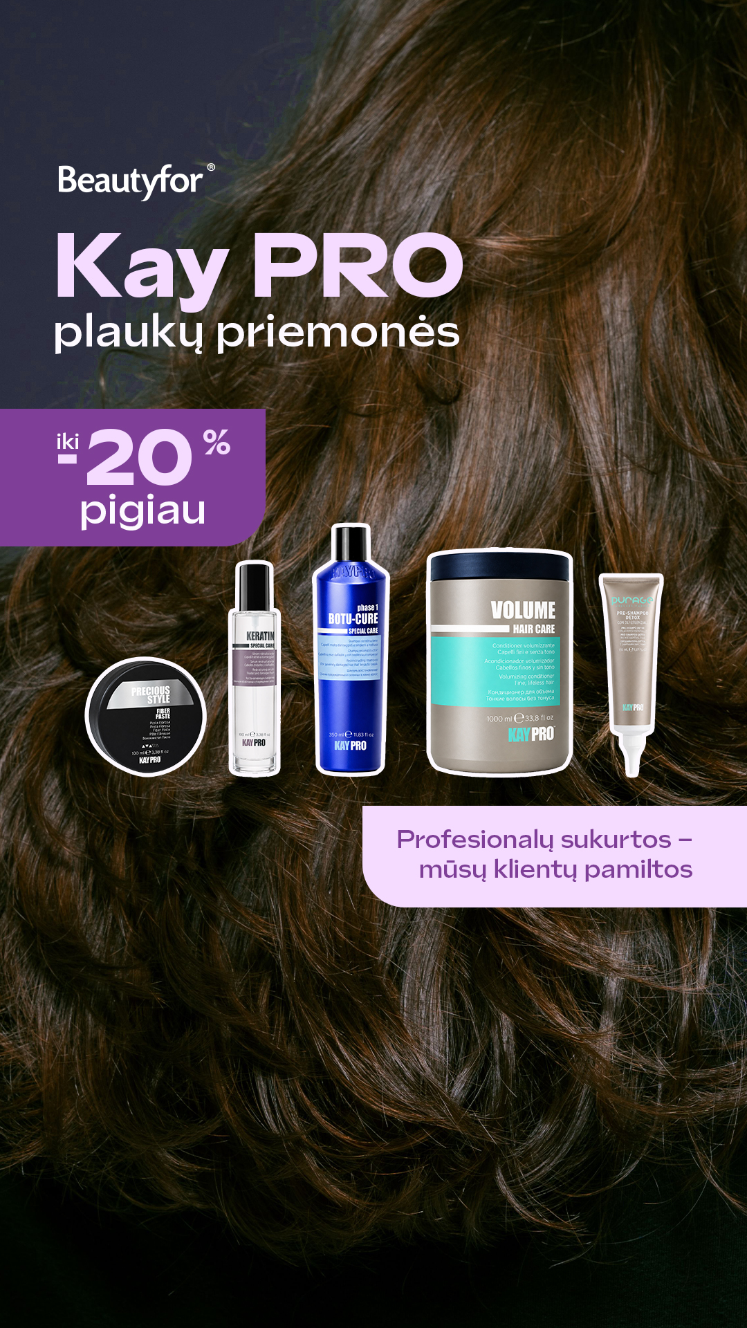 Beautyfor LT Facebook ad