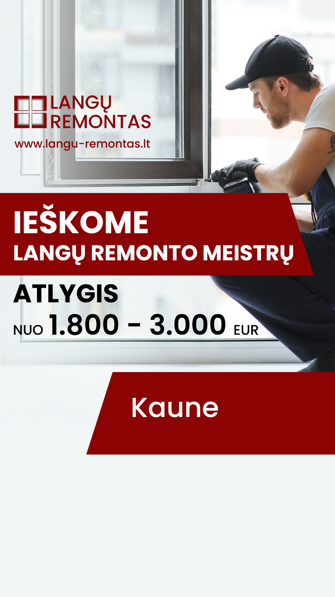 Langų Remontas Facebook ad
