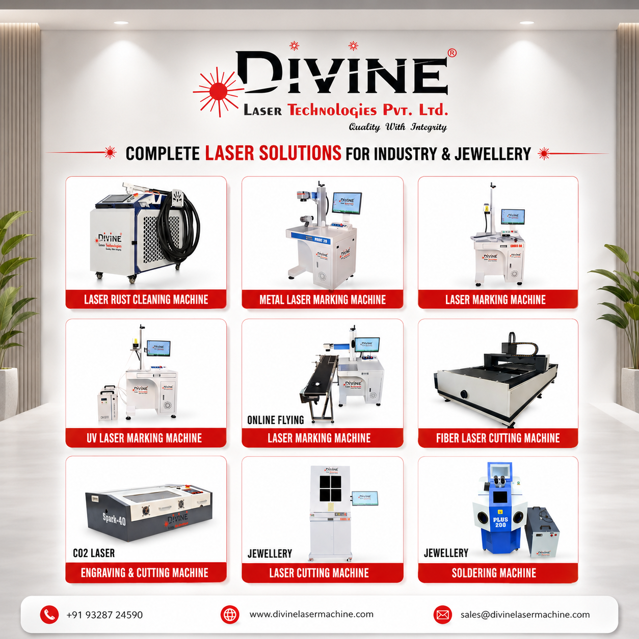 Divine Laser Technologies Pvt Ltd Facebook ad: No.1 Laser Marking Machine