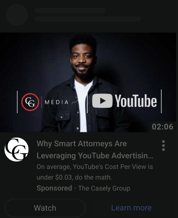 The Casely Group Facebook ad