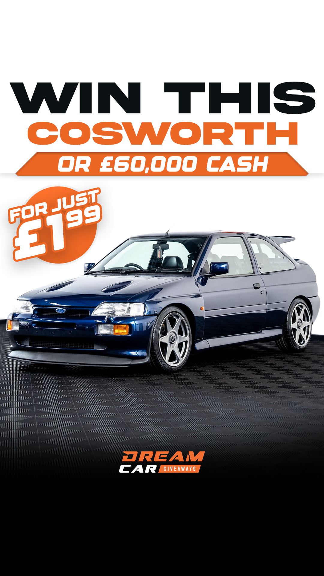 Dream Car Giveaways Facebook ad