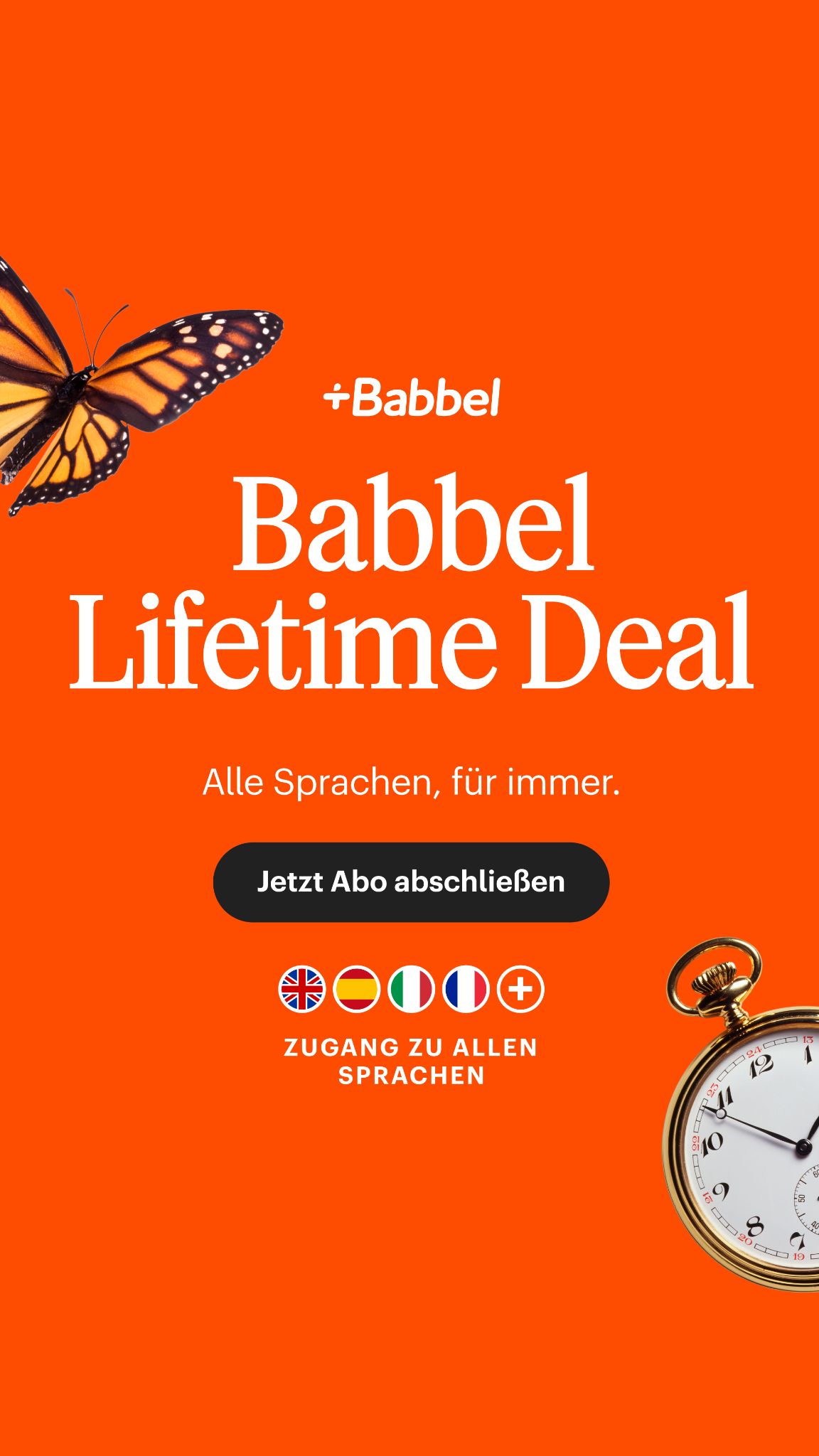 Babbel Facebook ad