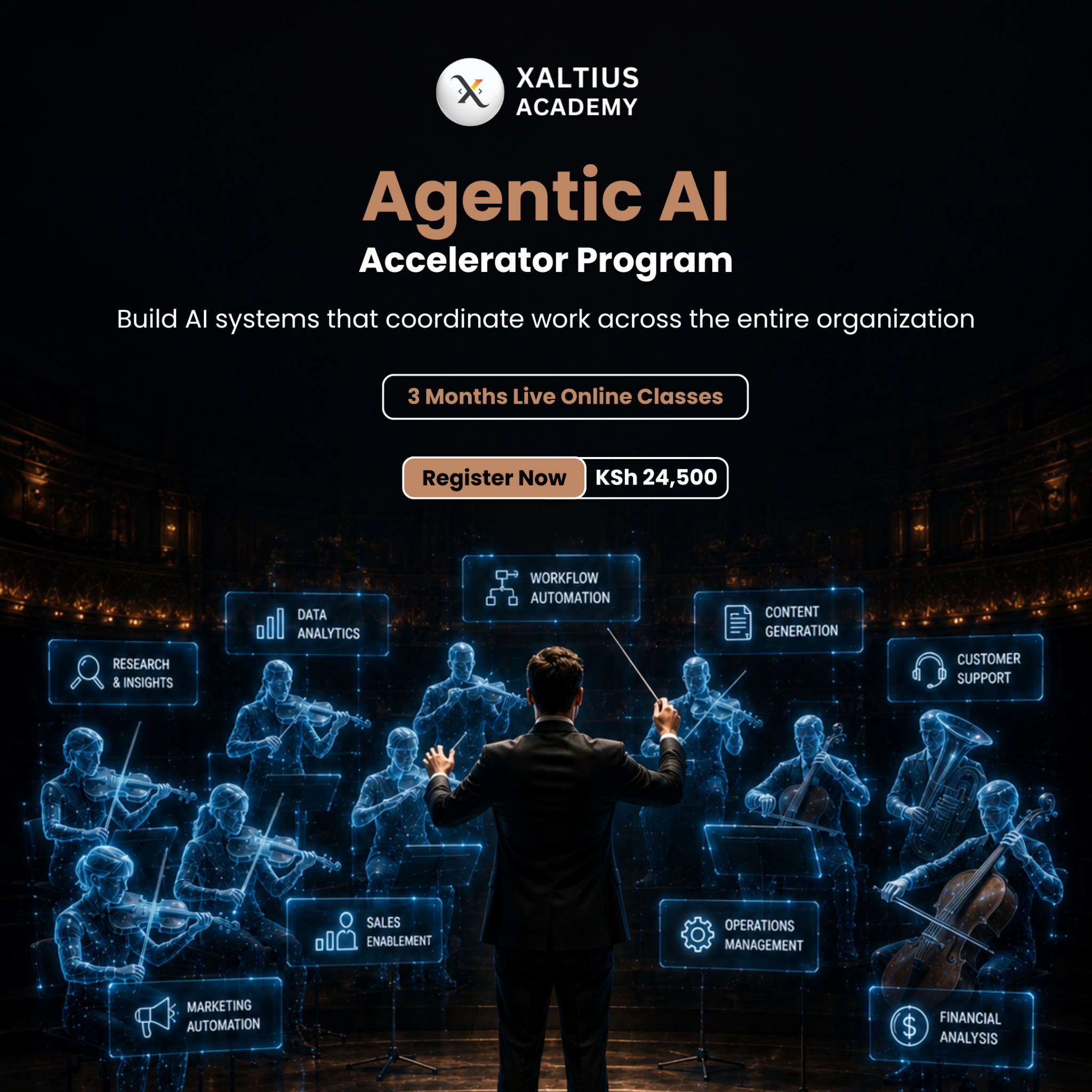 Xaltius Academy Facebook ad: Learn Agentic AI in Just 3 Months