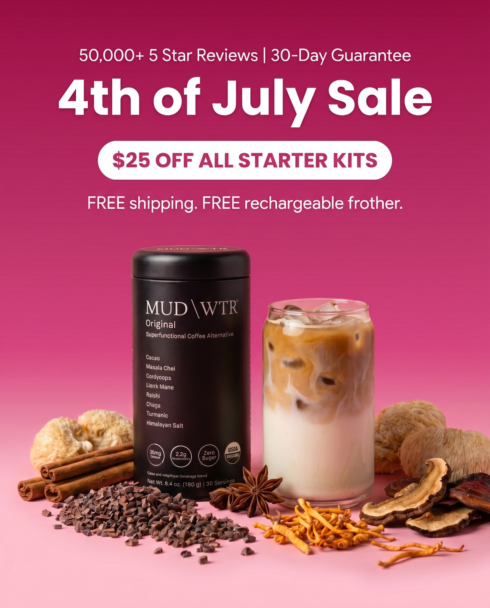 MUD\WTR Facebook ad